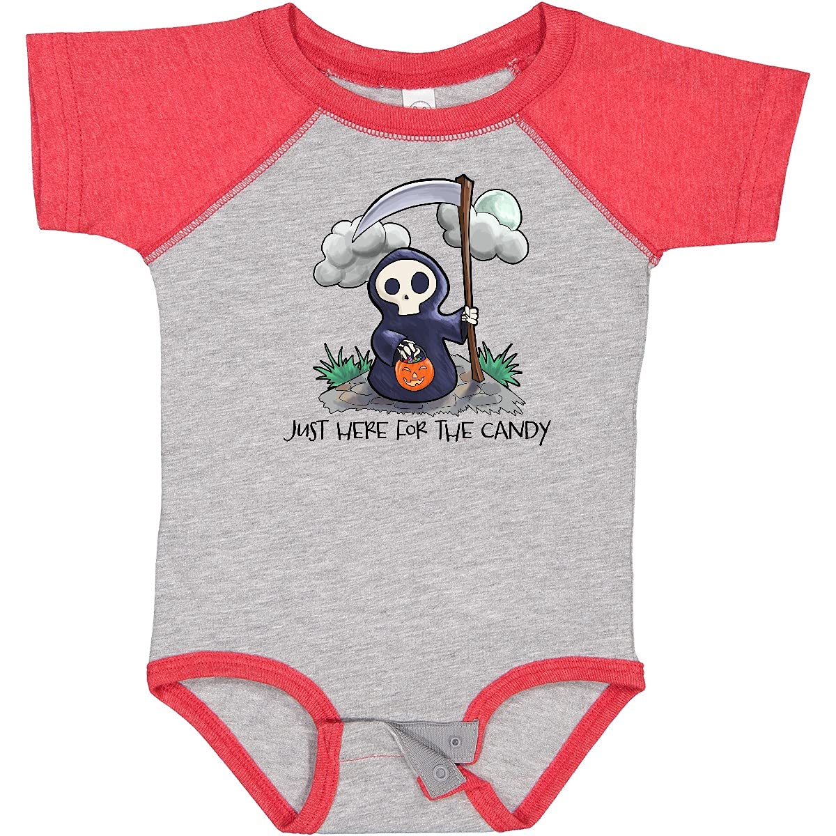 Inktastic Cute Grim Reaper Baby Bodysuit 