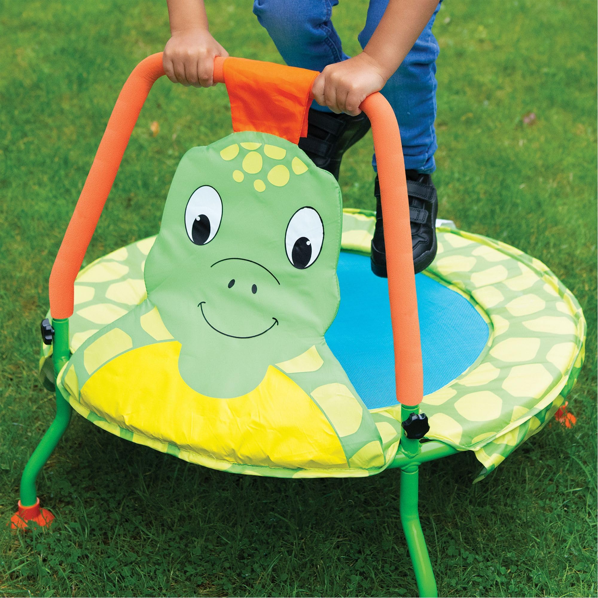 Galt Toys Nursery Trampoline for Toddlers - Turtle Design Kids Trampoline for Indoor & Outdoor Play, Ages 1 Year and Up - Perfect for Backyard Fun, Playroom Activities & Early Childhood Development