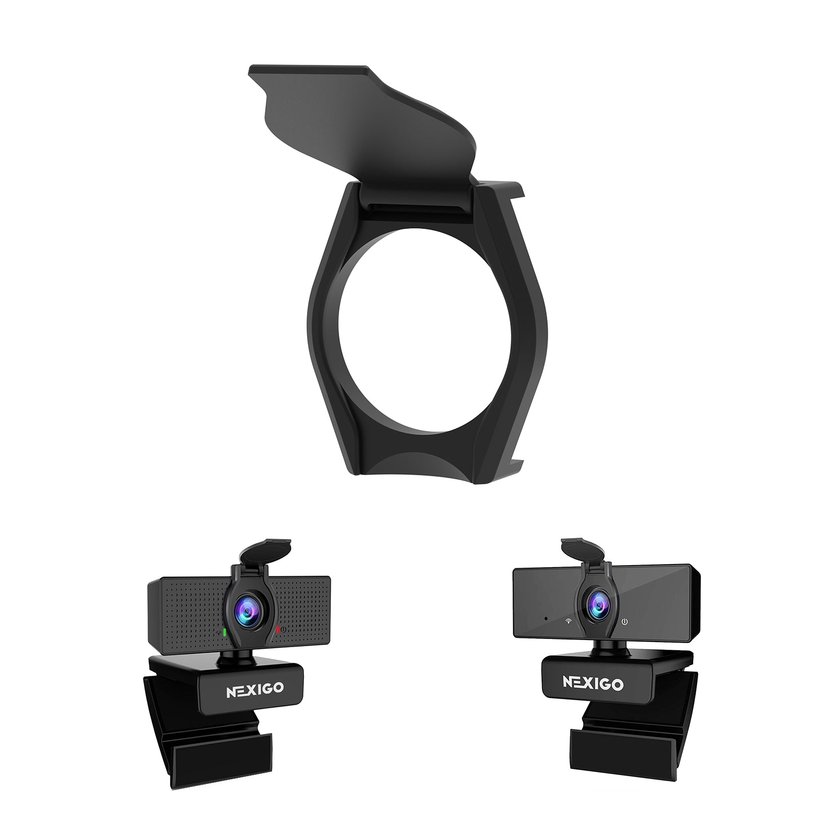 NexiGo Webcam Privacy Cover for Laptop & Desktop - HD 1080p Camera Sliding Shutter - Perfect for Zoom, Skype, Teams Meetings & Online Classes
