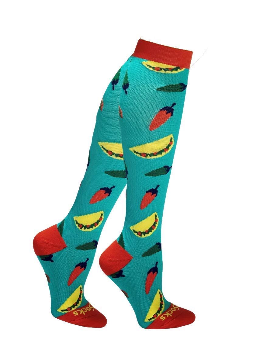 Go2Socks Holiday Compression Socks for Women & Men - 15-20 mmHg Medical Grade Support Stockings for Nurses, Runners & Travel - Improve Circulation & Reduce Swelling During Long Flights, Work Shifts & Workouts