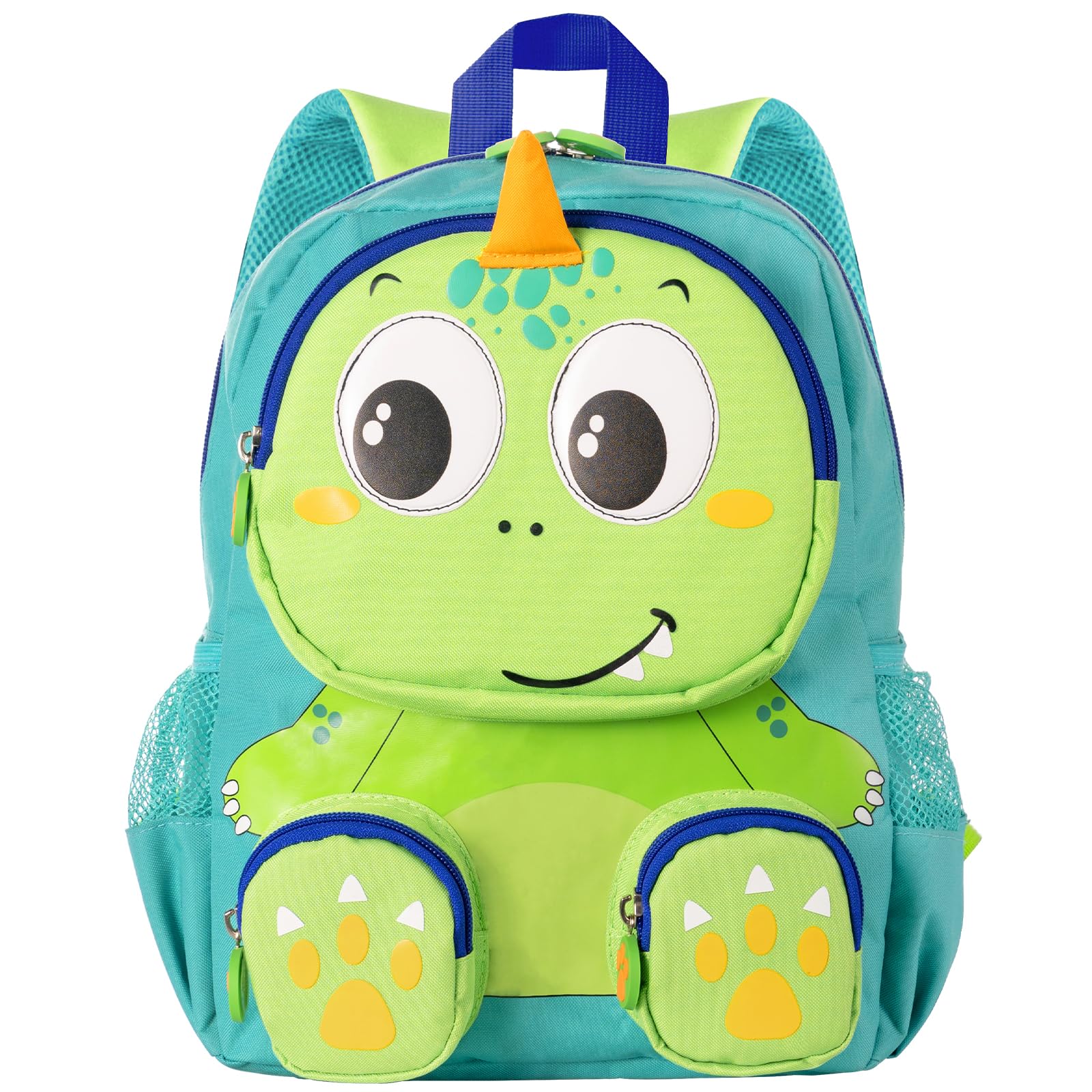 Dinosaur Toddler Backpack for Boys & Girls - Waterproof Kids Book Bag for Preschool & Kindergarten (Ages 2-5) - Perfect for School, Daycare & Outdoor Adventures