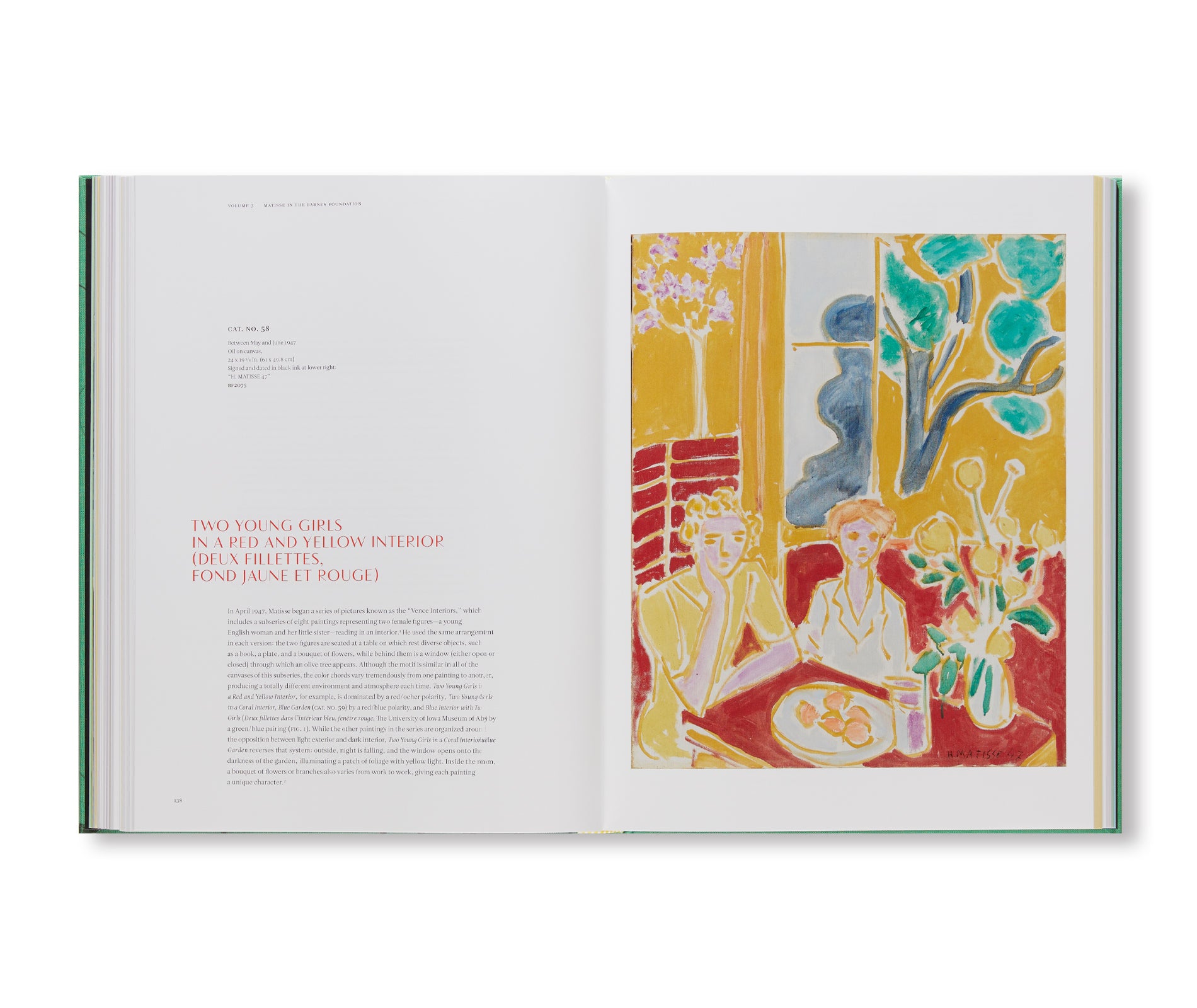 Matisse in the Barnes Foundation by Henri Matisse - Famous Art Book for Collectors, Perfect for Home Decor & Art Lovers
