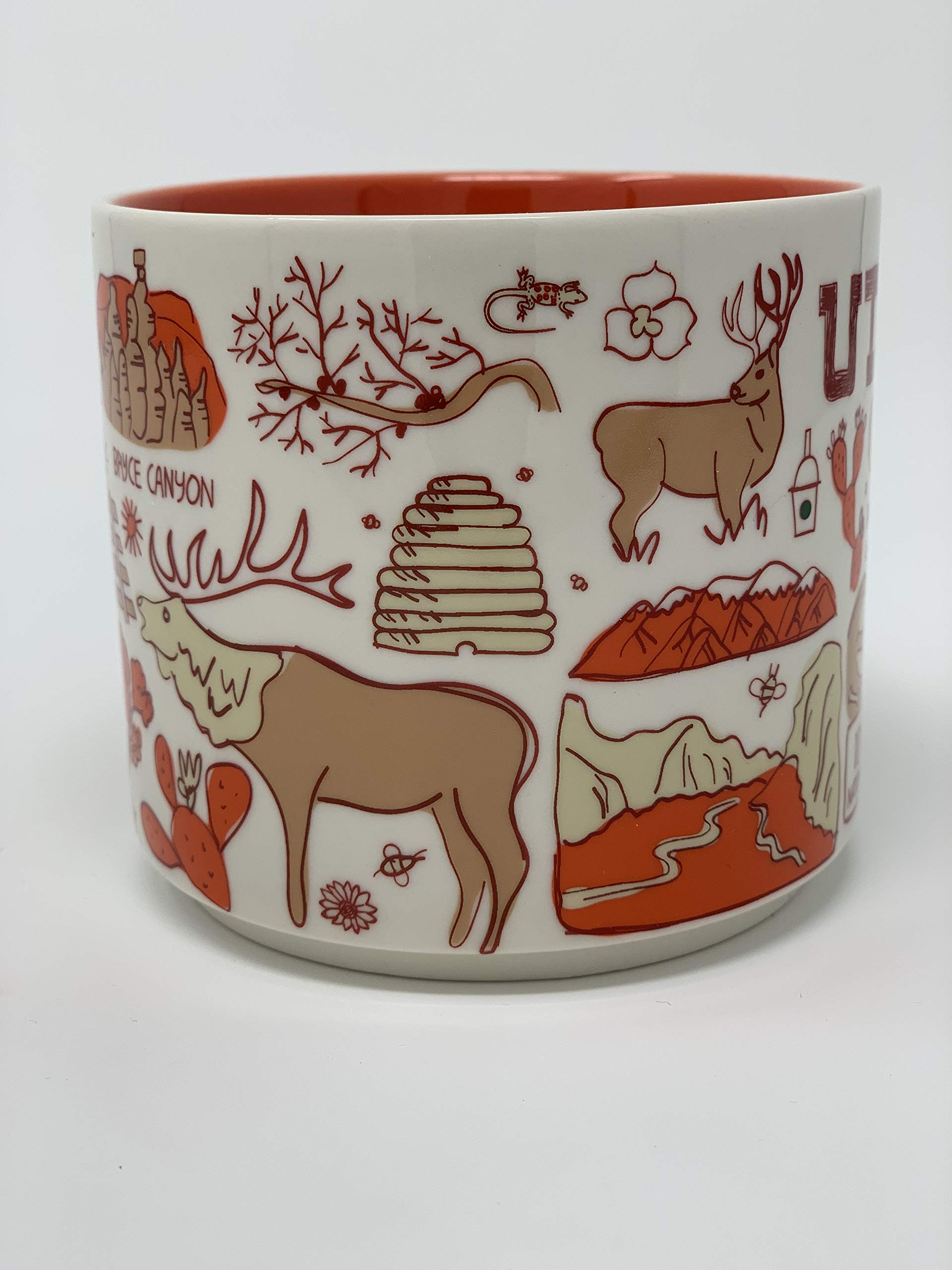 Starbucks Utah Been There Series 14 Oz Coffee Mug - Perfect for Home, Office & Travel, Great Gift for Coffee Lovers