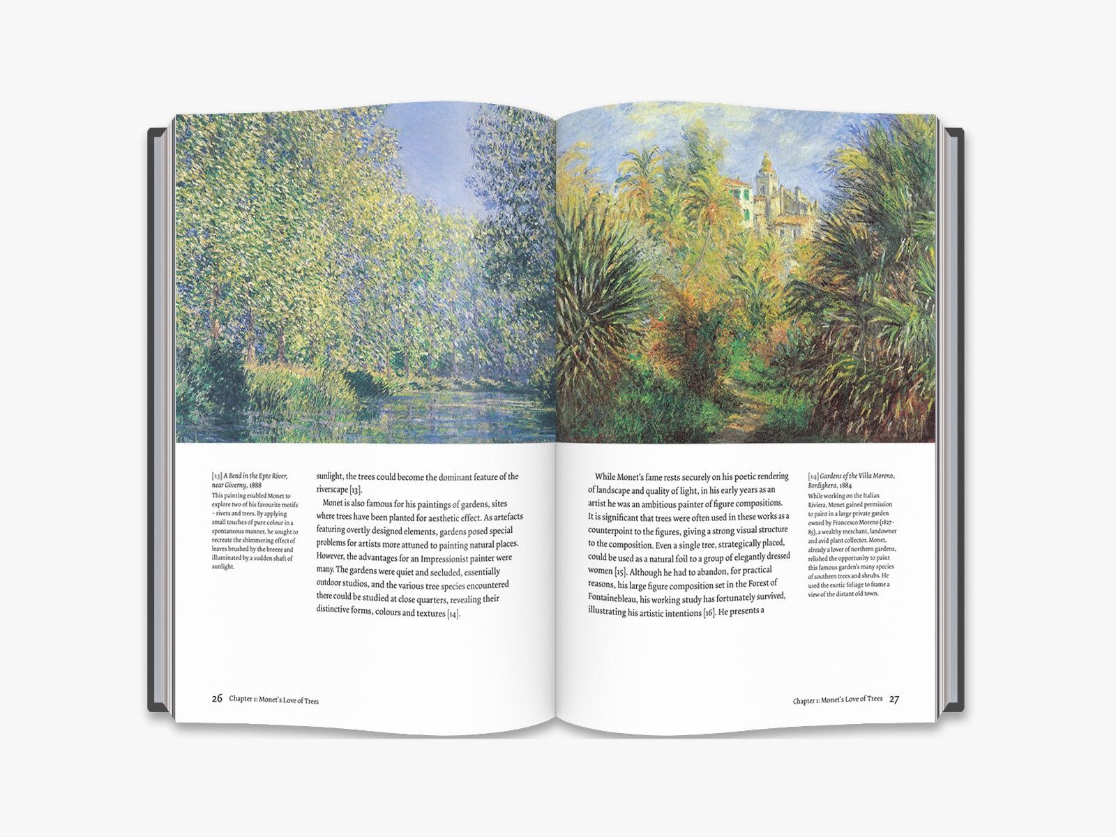 Monet's Trees Art Prints - High-Quality Canvas Wall Decor for Living Room, Bedroom & Office - Inspired by Claude Monet's Famous Paintings