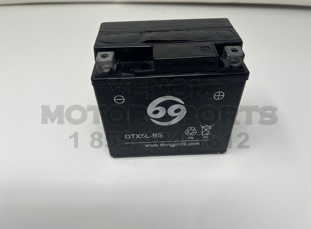DTX5L BS Replacement Battery for Venom 110cc & 125cc ATVs - Power Your Off-Road Adventures & ATV Riding