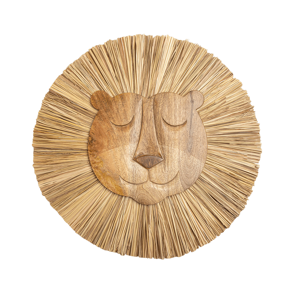 Cute Baby Lion Wall Decor for Nursery & Kids Room - 3D Animal Themed Nursery Art for Baby Shower Gifts & Jungle Theme Bedroom