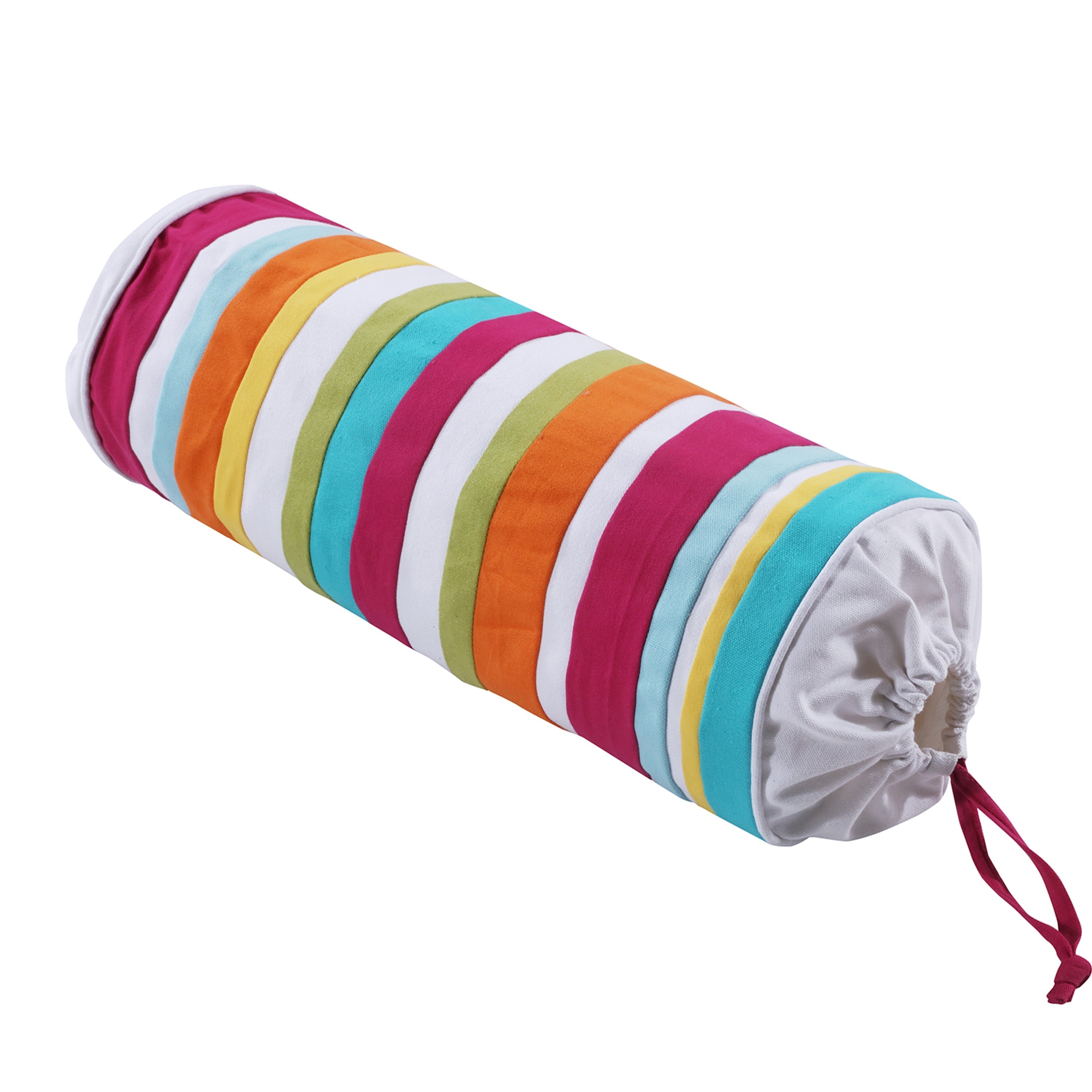 Marielle Grey Neck Roll Pillow for Travel & Office - Memory Foam Support for Airplane, Car, Home & Work Comfort