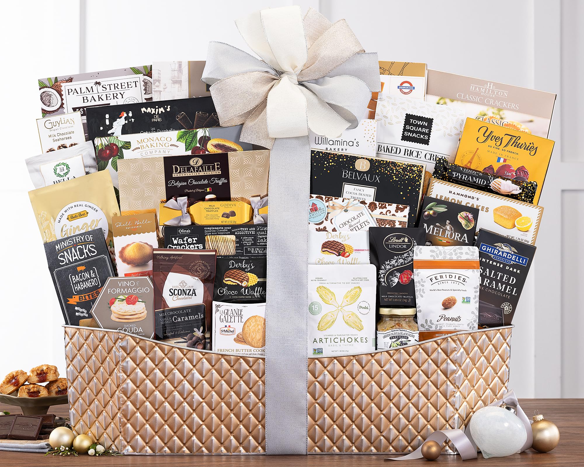 Premium Wine Country Gift Baskets - VIP Gourmet Gift Basket with Fine Cheese & Charcuterie - Perfect for Corporate Gifts, Holidays & Special Occasions