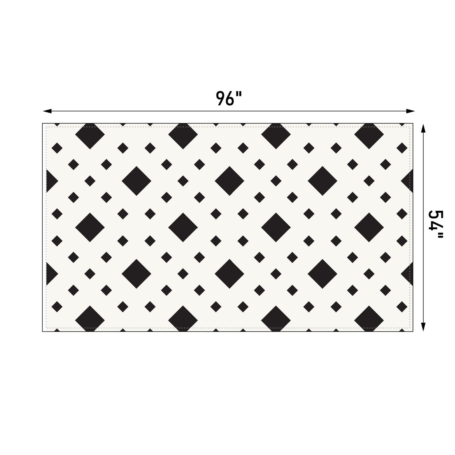 Premium Diamond Ridge Tablecloth - Elegant Diamond Pattern Table Linens for Dining Room, Wedding & Special Occasions