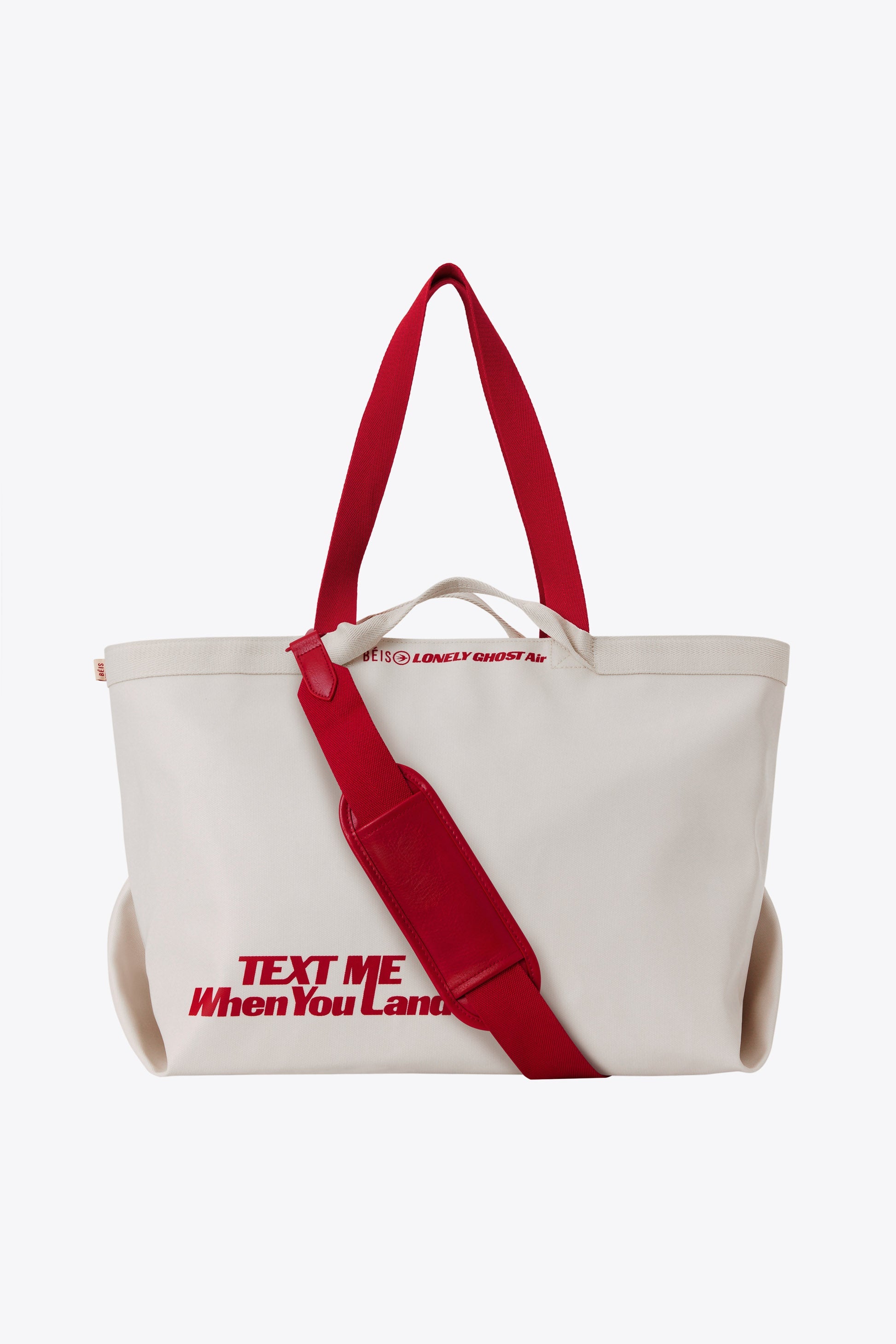 Premium Ghost White Travel Tote Bag - Waterproof & Spacious Carryall for Women | Perfect for Weekend Getaways, Beach Trips & Airplane Travel