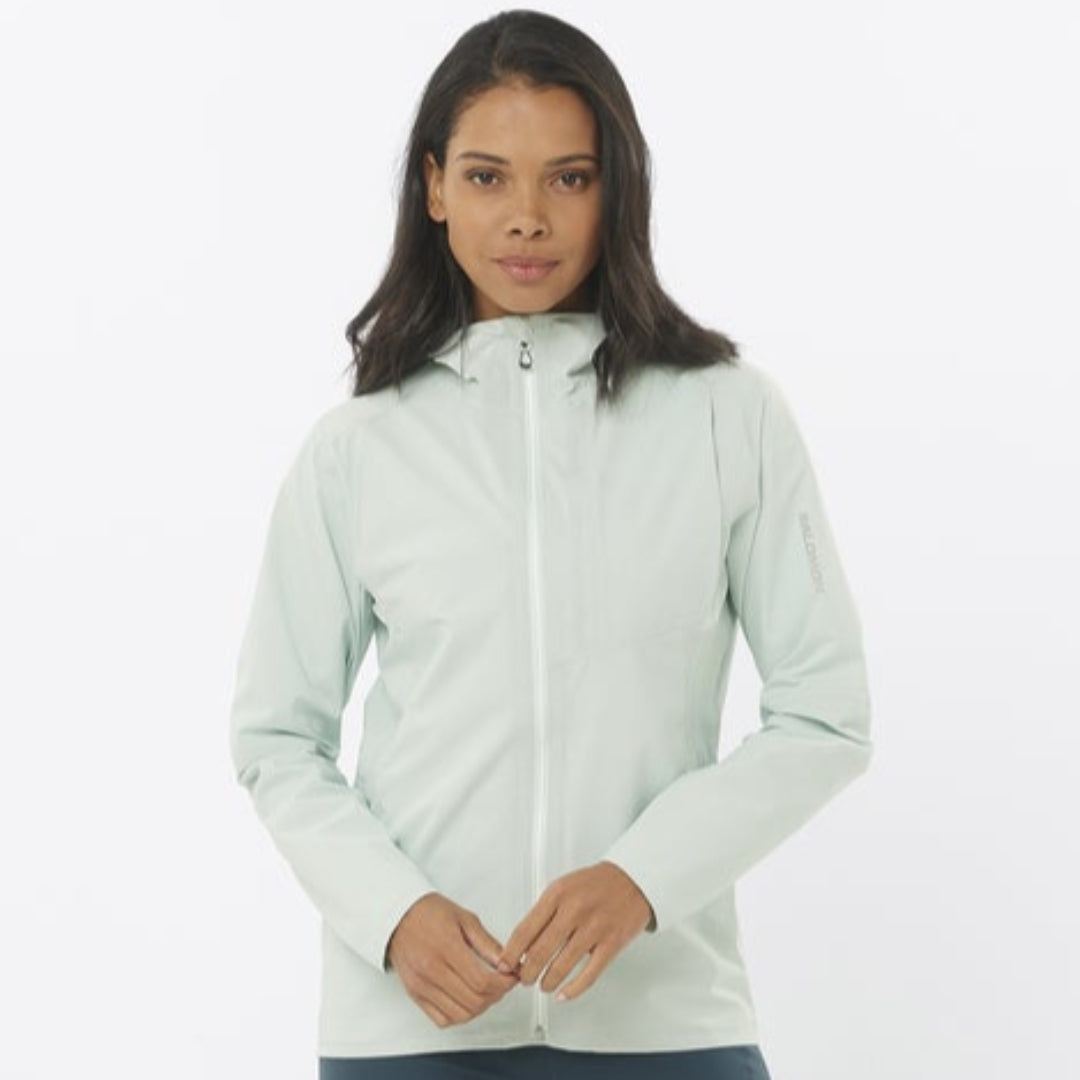 Salomon Women's Bonatti Waterproof Hiking Jacket - Lightweight Windproof Trail Running Coat for Outdoor Adventures