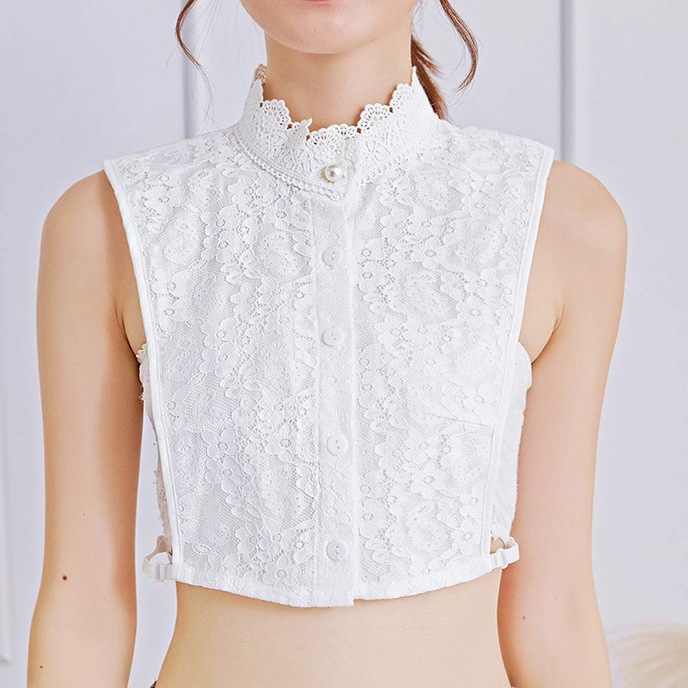 Women's Detachable Fake Collar Dickie - Half Shirt Blouse for Layering & Fashion Accessories | Perfect for Office Wear, Parties & Stylish Outfits
