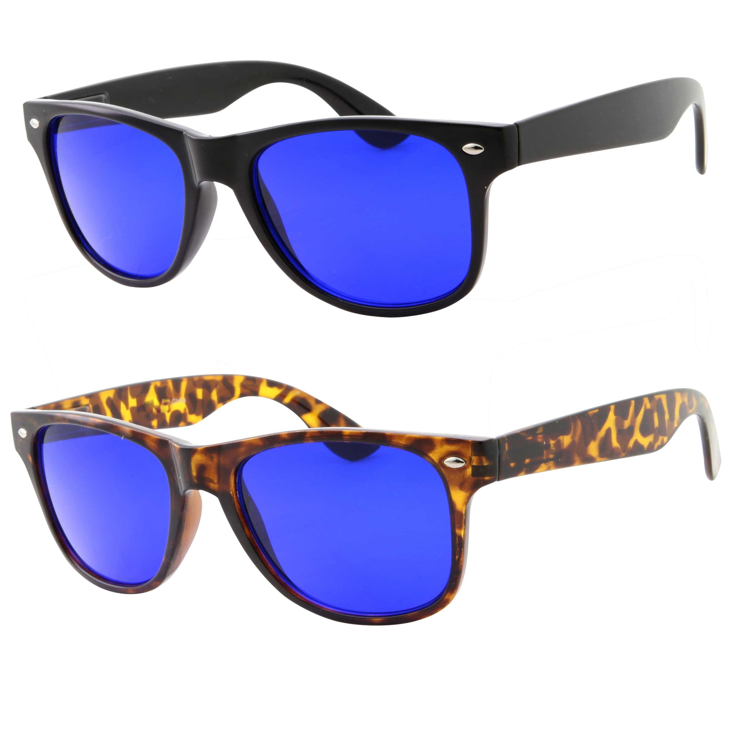 Golf Ball Finder Sunglasses - True Blue Lens Classic Style for Men & Women - Perfect for Golfing, Driving & Outdoor Sports