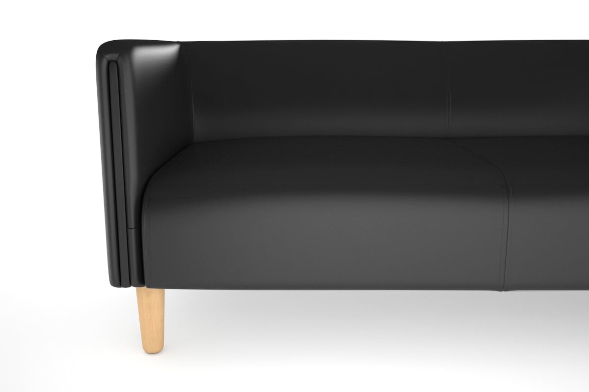 Drej 2.0 Lounge Chair with Square Arms - Triple Seating Modern Sofa for Living Room, Lounge & Office Comfort