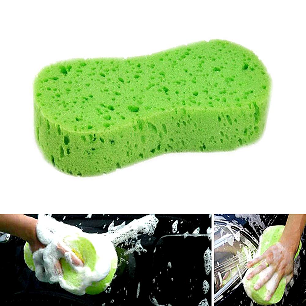 10-Pack Car Wash Sponges - Super Absorbent Microfiber Sponges for Auto Detailing, Cleaning & Waxing - Scratch-Free Car Scrubber for Paint Protection (Perfect for Washing Cars, Trucks & SUVs)