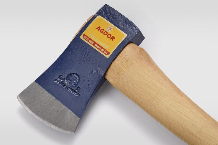 Agdor 2lb Felling Axe with 26-Inch Hickory Handle - Perfect for Camping, Wood Chopping, and Outdoor Survival