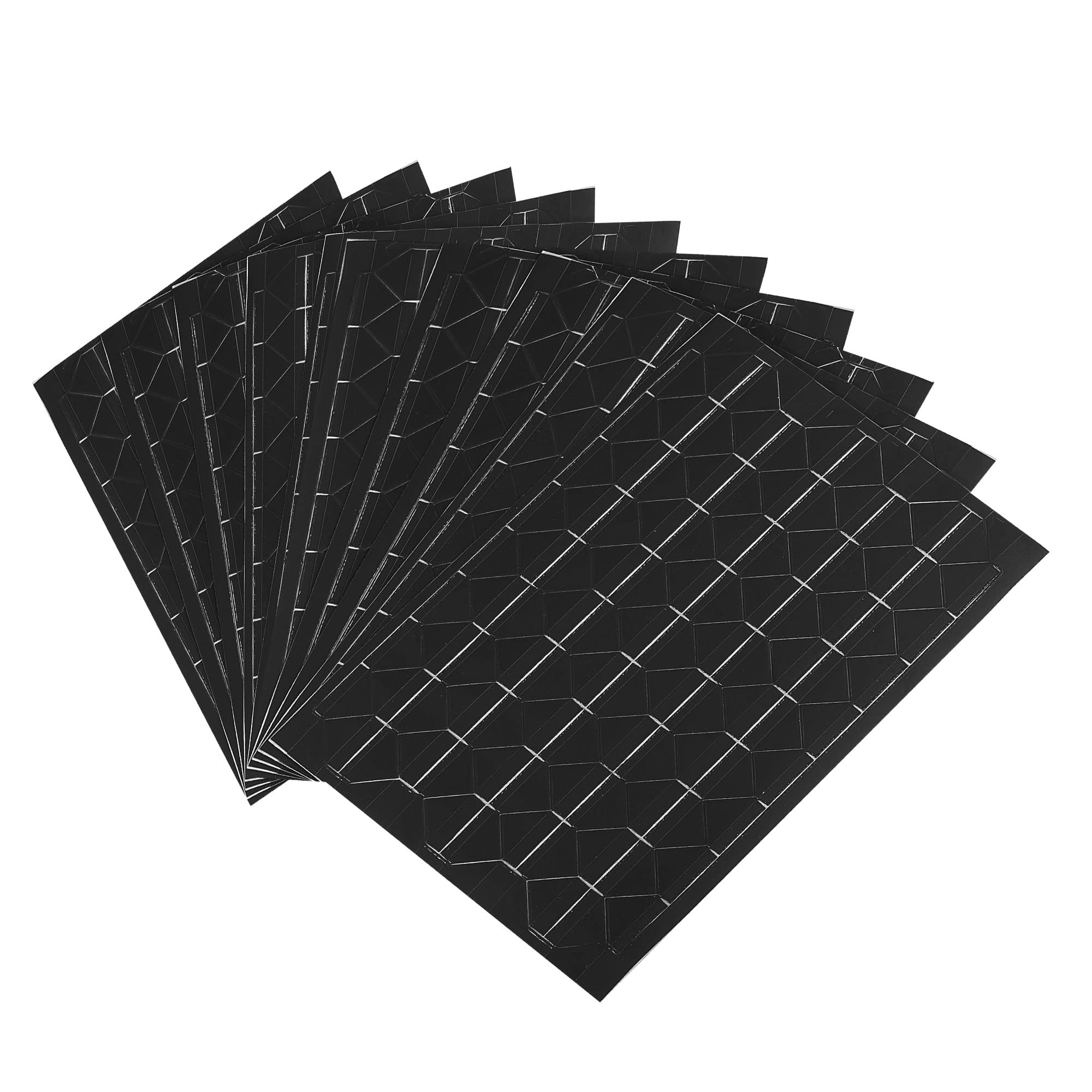 PATIKIL 1020 Pcs Black PVC Photo Corner Stickers - Self Adhesive Picture Mounting Labels for DIY Scrapbooking, Journaling, Photo Albums | Perfect for Memory Books, Card Making, and Craft Projects