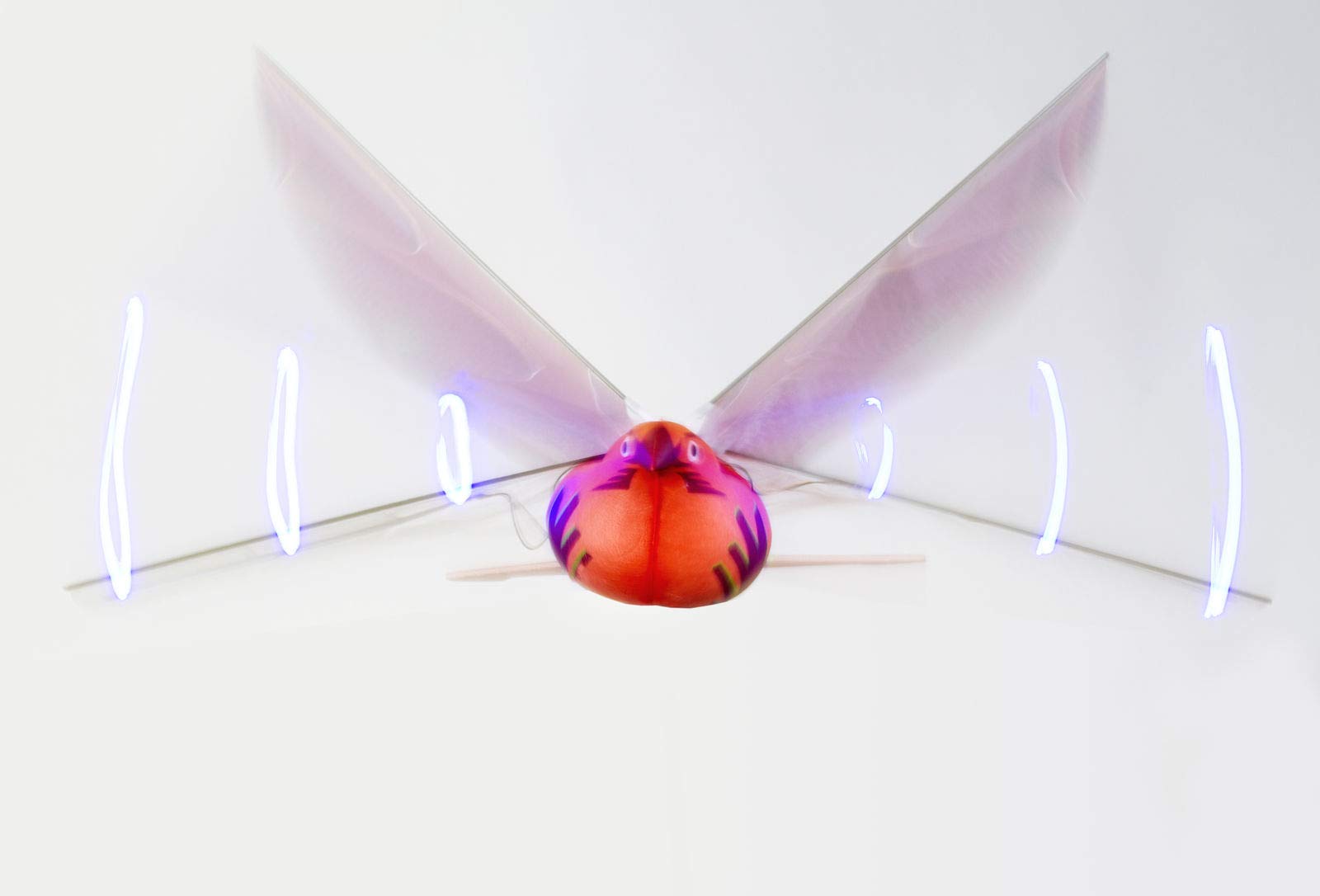 Dragon Hawk LED Light Up Flying Toy Bird - Remote Control Drone for Kids Outdoor Play & Night Flying Fun
