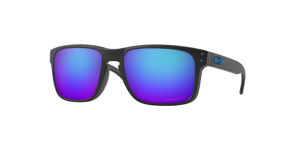 Oakley Holbrook Asian Fit OO9244 Low Bridge Sunglasses for Men - Polarized UV Protection, Lightweight Frame + Includes Free Leash & iWear Care Kit | Perfect for Driving, Running, Outdoor Sports & Everyday Wear