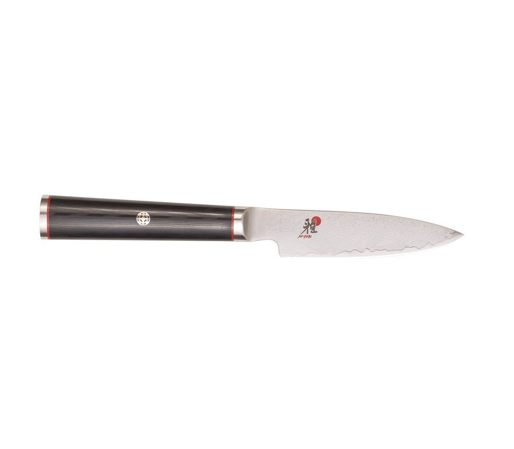 Miyabi Kaizen 3.5 Inch Paring Knife - Japanese Stainless Steel Kitchen Knife for Peeling, Slicing & Precision Cutting - Perfect for Fruits, Vegetables & Small Food Prep (Free Shipping)