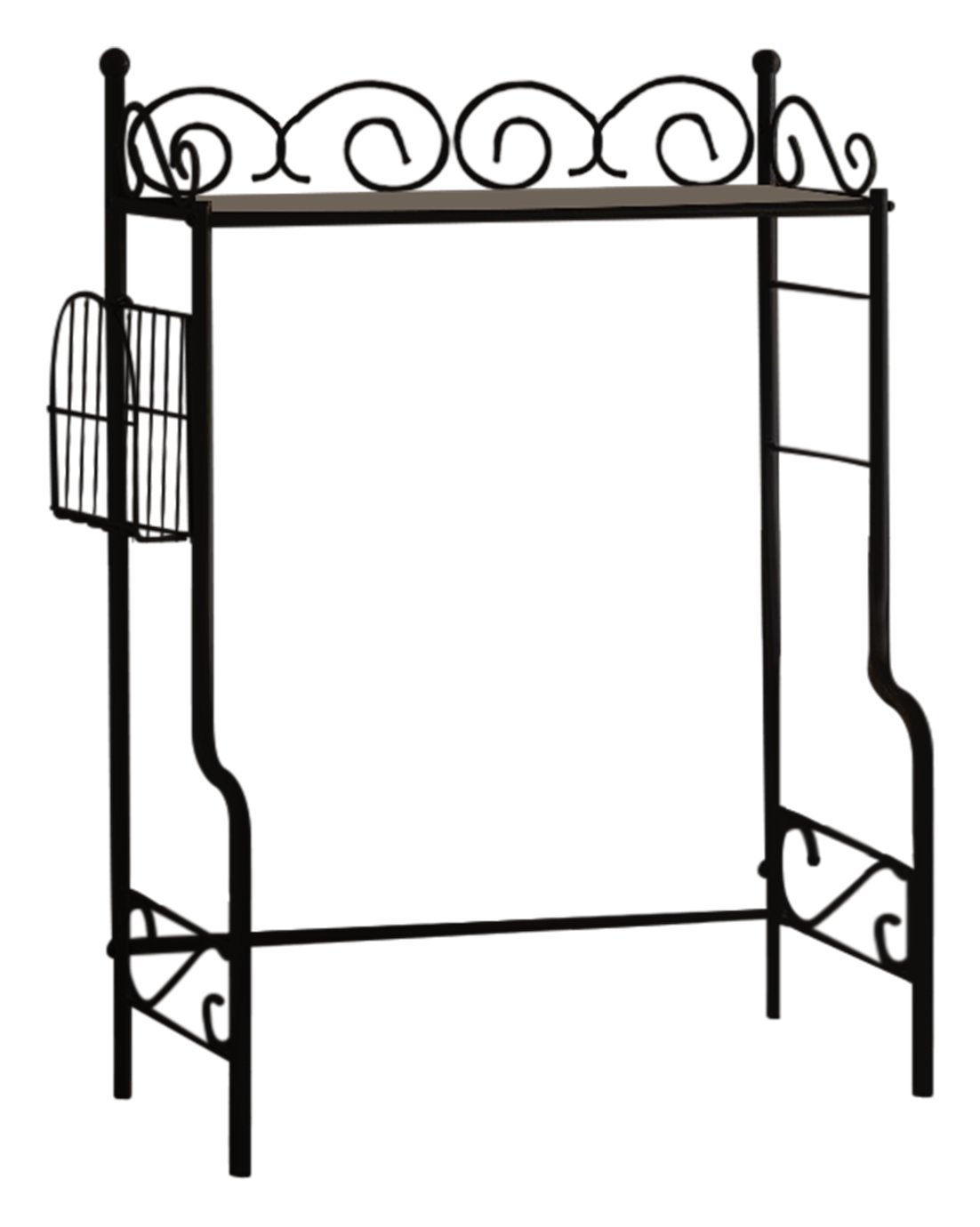 Kings Brand Furniture - 5-Tier Freestanding Bathroom Shelf Organizer, Space-Saving Storage Rack for Towels & Toiletries - Perfect for Small Bathrooms, Apartments & Vanity Organization