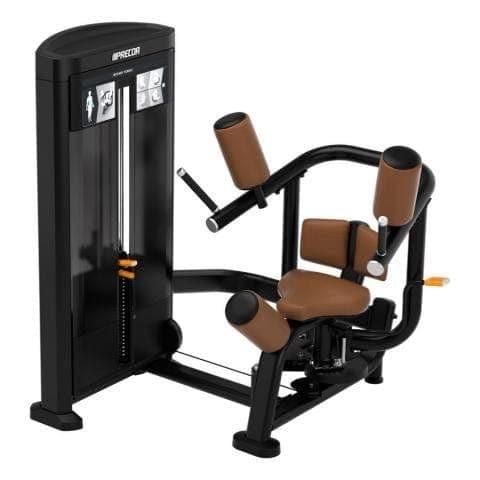 Precor Resolute Series Rotary Torso Machine (RSL0315) - Professional Gym Equipment for Core Strength Training & Home Fitness Workouts