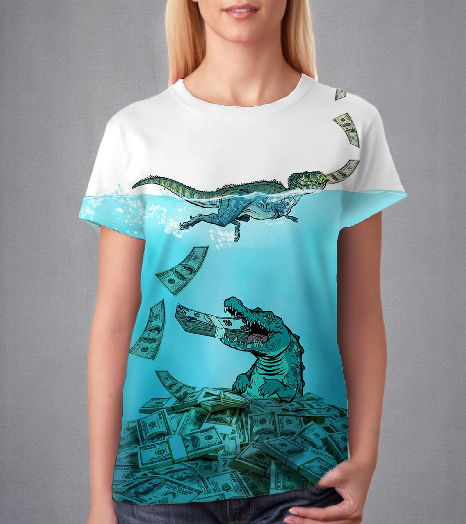 SYAIMN Unisex 3D Printed Graphic T-Shirts - Funny & Colorful Summer Tees for Men & Women | Casual Wear, Street Fashion, Gift Ideas