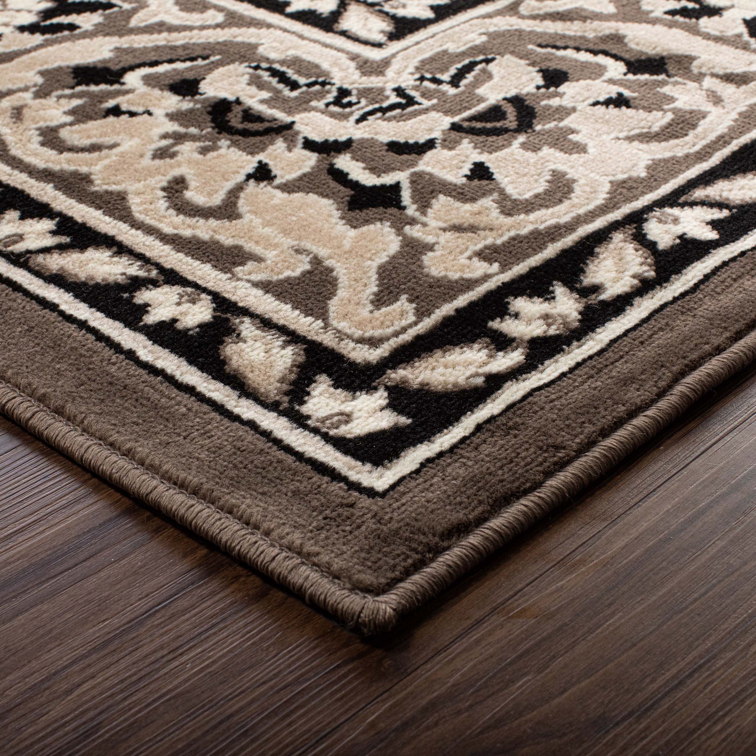 Glendale Traditional Floral Medallion Indoor Area Rug - Non-Slip Living Room Carpet, Bedroom Runner, Hallway Decor | Soft & Durable Home Floor Mat for Cozy Interior Design