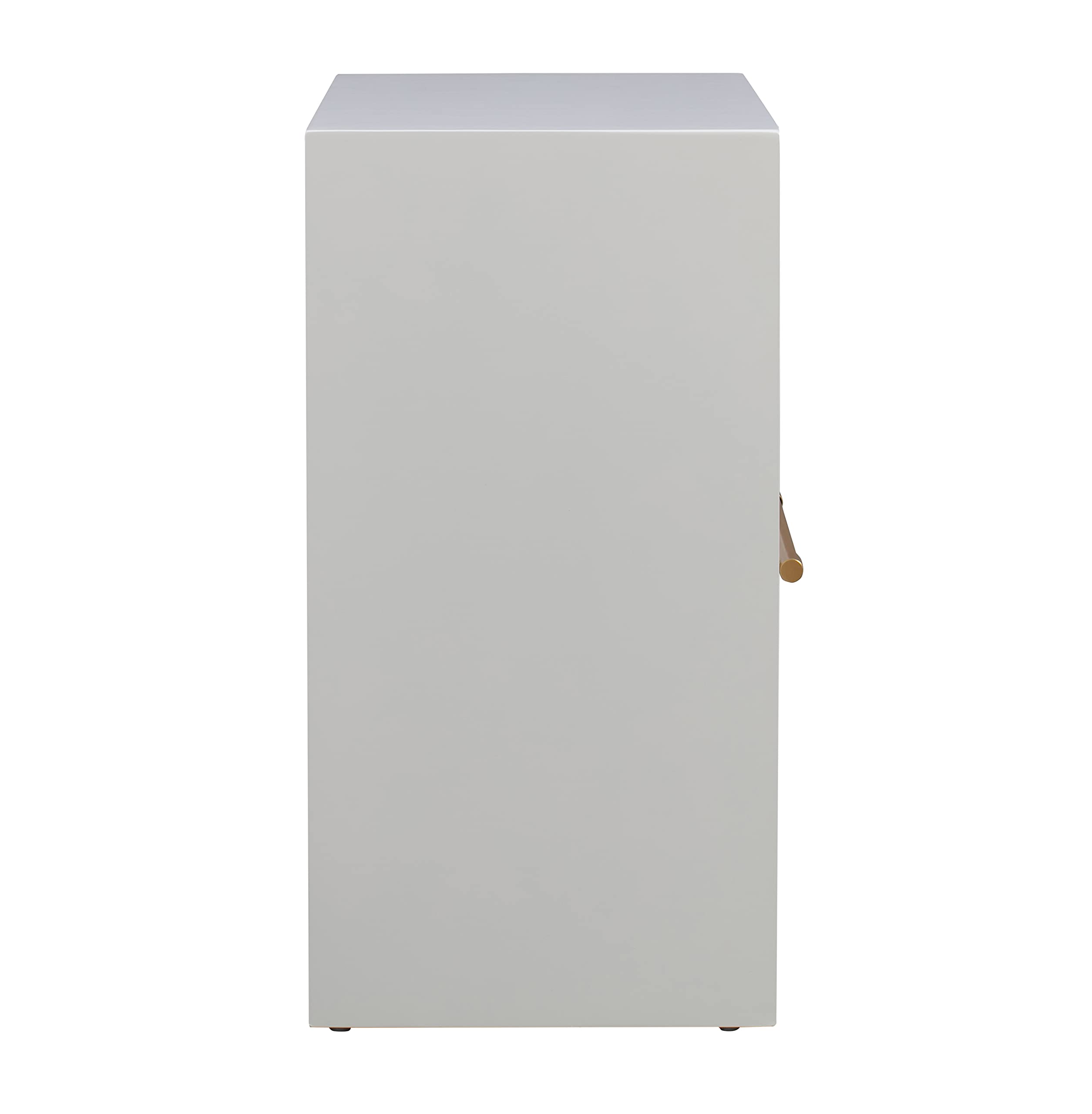 Tov Furniture Libre Nightstand - White Wooden Bedside Table with Drawer for Bedroom, Living Room, or Guest Room - Perfect for Storage and Stylish Home Decor