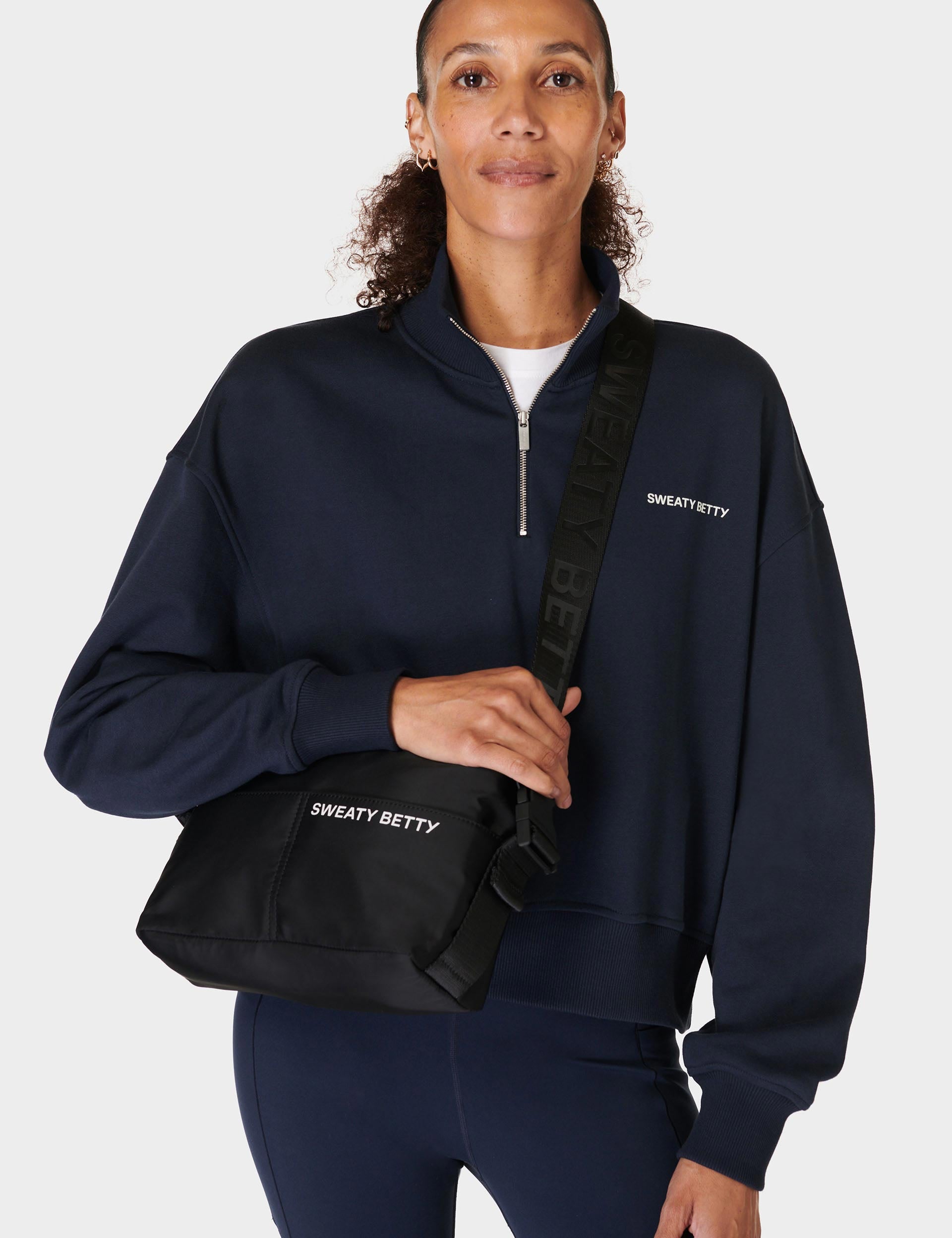 Strive Crossbody Bag for Women - Stylish Black Shoulder Purse | Perfect for Work, Travel & Everyday Use
