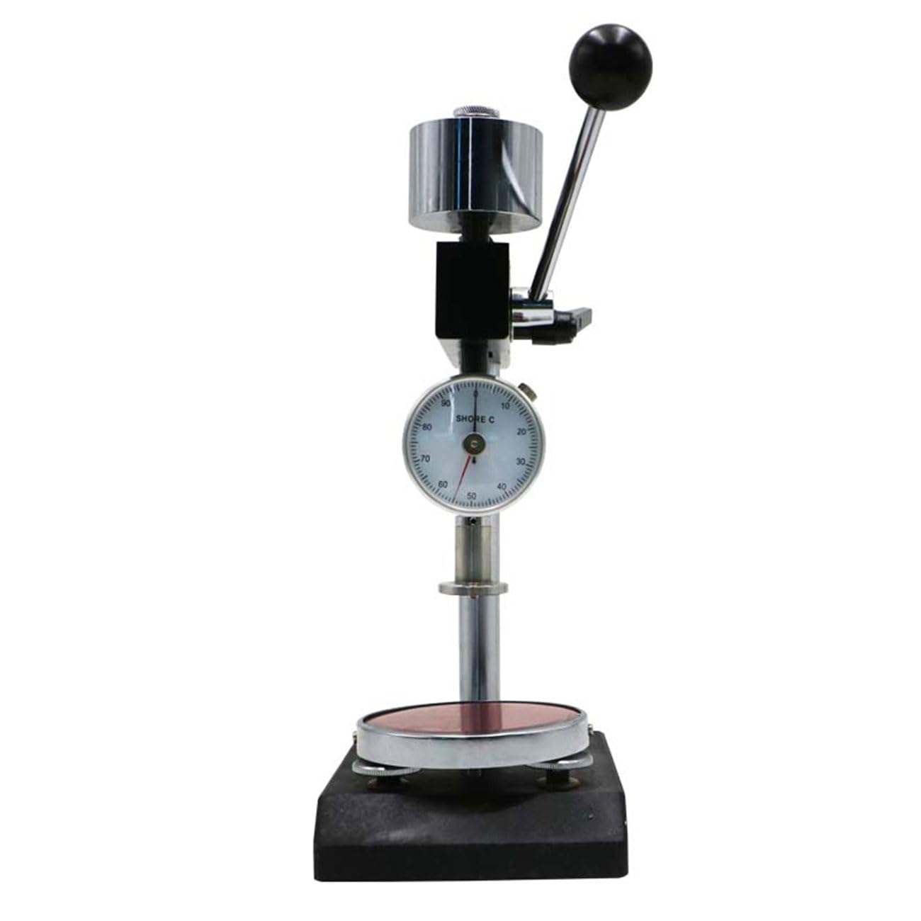 Shore Durometer Test Stand for Shore Hardness Tester LX-A & LX-C - Accurate Hardness Measurement for Rubber, Plastic & Foam - Ideal for Industrial Labs & Quality Control