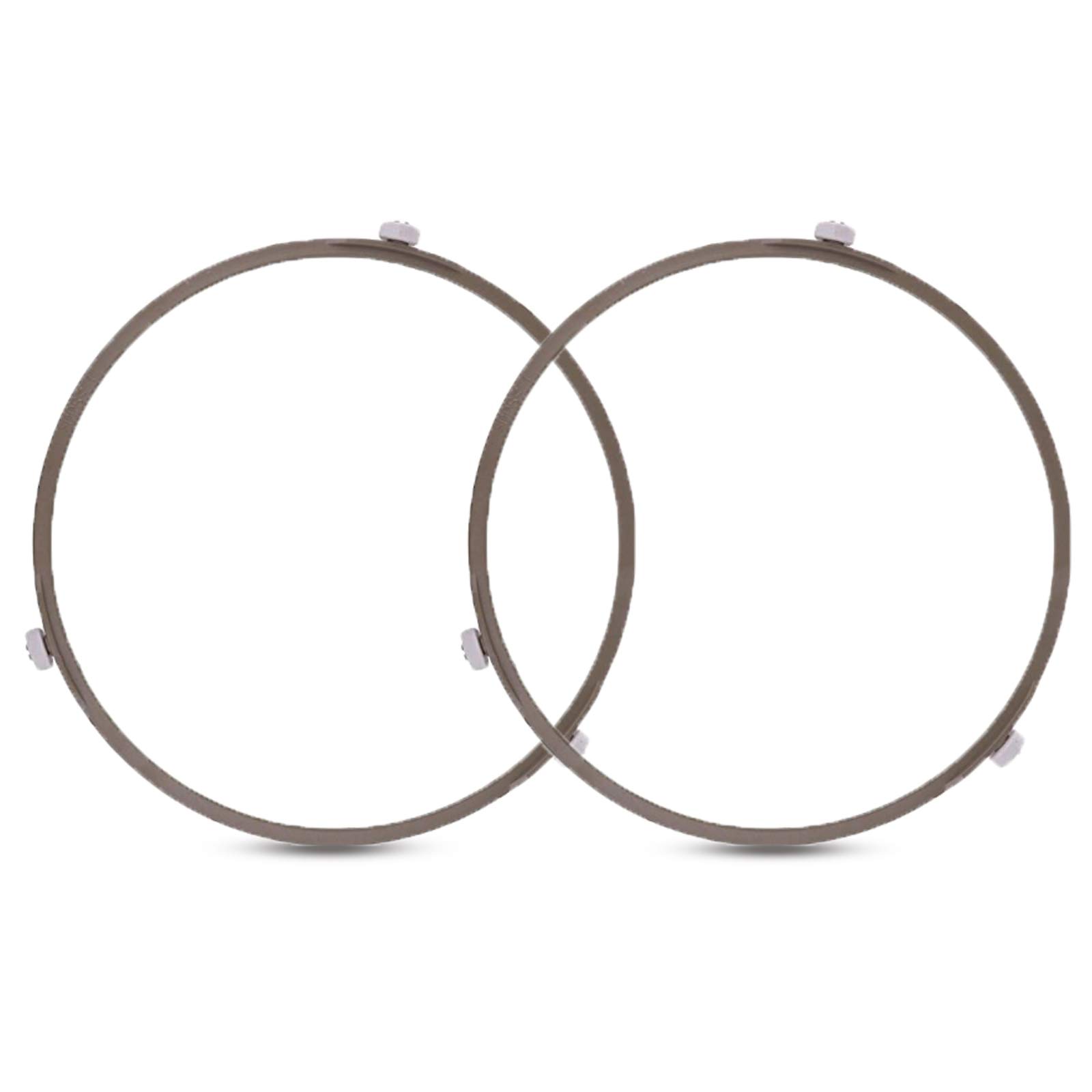 WAFJAMF 7-Inch Microwave Turntable Ring – Replacement Microwave Oven Tray Rotating Roller Support Ring for Glass Plate – 0.6-Inch Height (Small, 2-Pack) – Perfect for Easy Microwave Turntable Repair & Maintenance