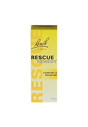 Bach Rescue Remedy Natural Stress Relief Drops - 10ml Herbal Flower Essence for Anxiety & Emotional Balance - Perfect for Travel, Work & Daily Stress Management