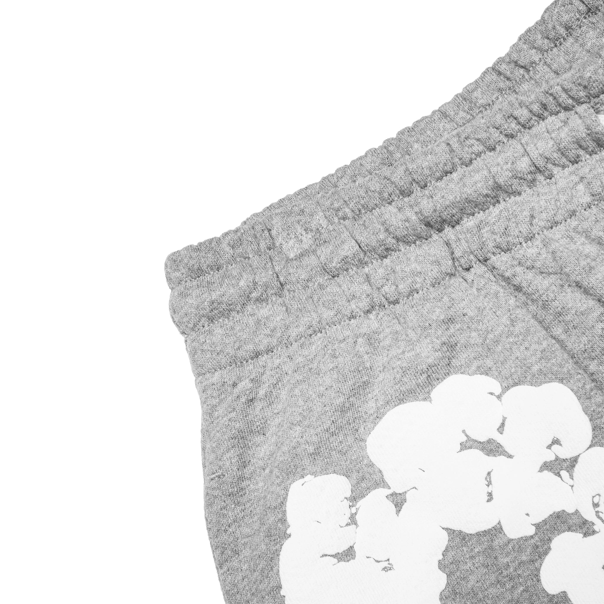 Denim Tears Cotton Wreath Grey Denim Shorts for Men - Casual Streetwear Summer Shorts for Outfits & Beach Wear