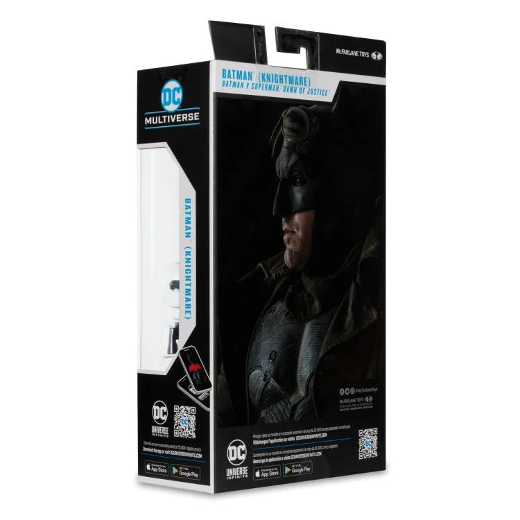 Batman (Knightmare) DC Multiverse Action Figure - Batman v Superman: Dawn of Justice Collectible Toy for Display & Play | Perfect for Superhero Fans & Collectors | Great for Home Decor, Office Display, and Gift Giving