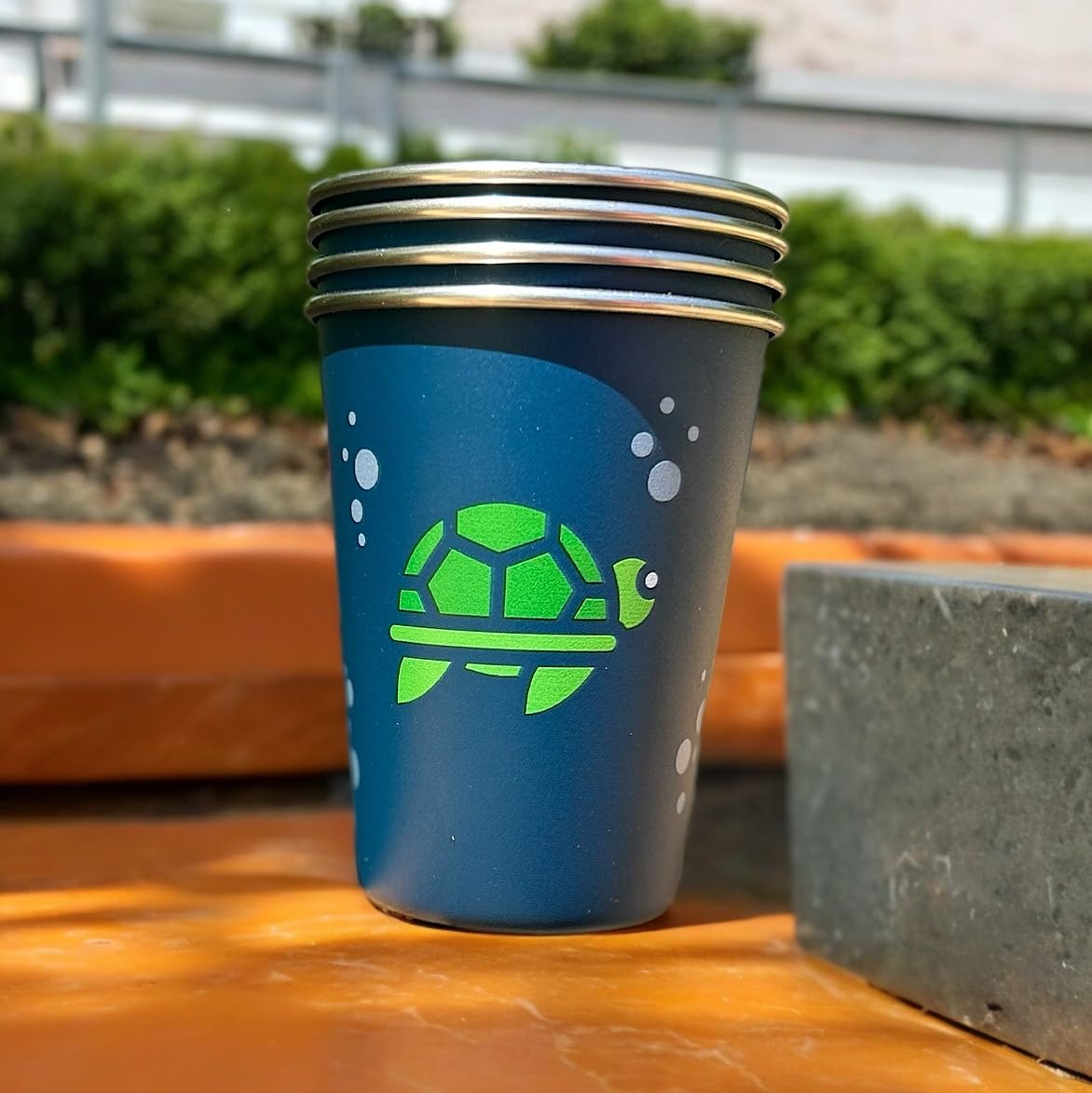 12oz Stainless Steel Kids Cups with Sea Creature Designs - Set of 4 BPA-Free, Reusable & Eco-Friendly Toddler Sippy Cups | Durable, Leak-Proof & Dishwasher Safe | Perfect for Daily Use, Travel, Birthday Parties & Gifts for Boys and Girls