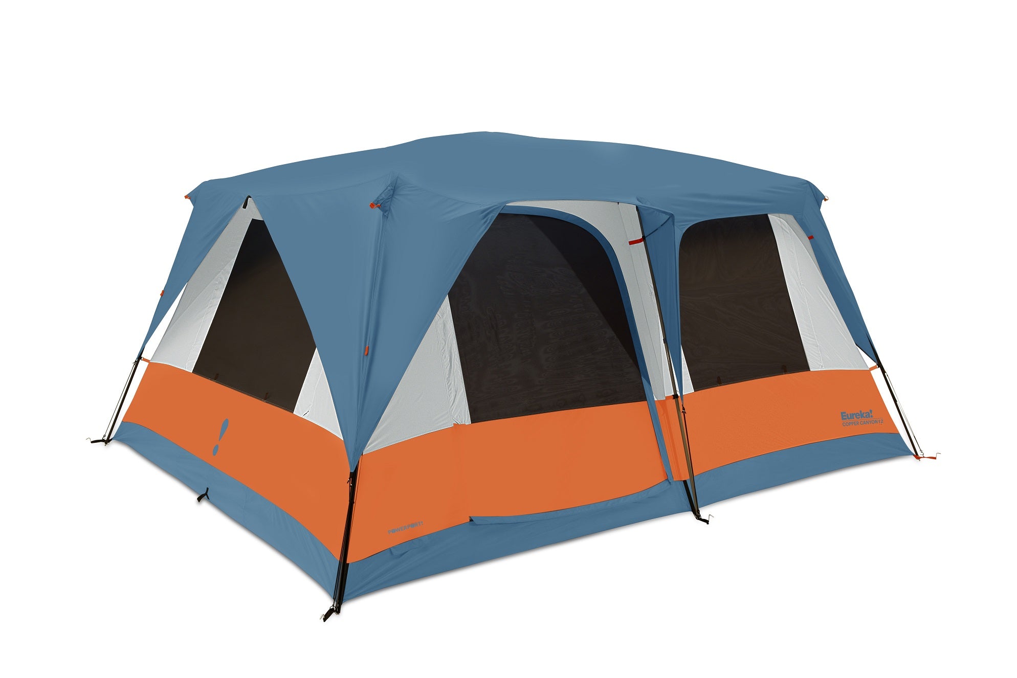 Eureka Copper Canyon LX 12-Person Camping Tent - Waterproof Family Cabin Tent with Large Windows & Storage Pockets for Outdoor Adventures, Backpacking & Camping Trips