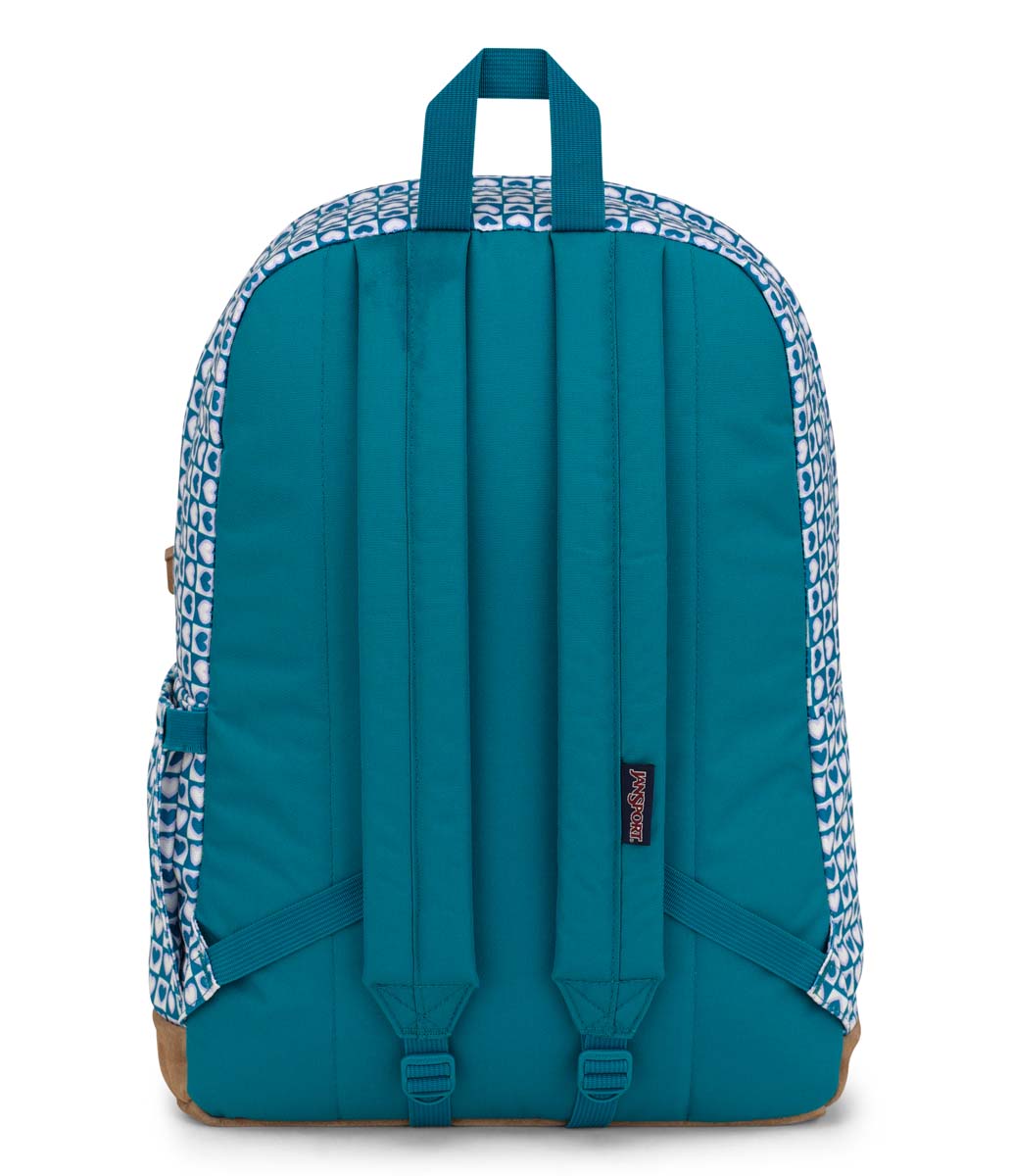 JanSport Right Pack Backpack - Hyped Hearts Green | Durable School & College Backpack for Students, Travel & Outdoor Adventures