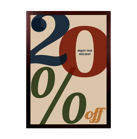 8x10 Wood Picture Frames for Posters - Premium SwingFrame Design - Perfect for Wall Art, Home Decor, and Office Display