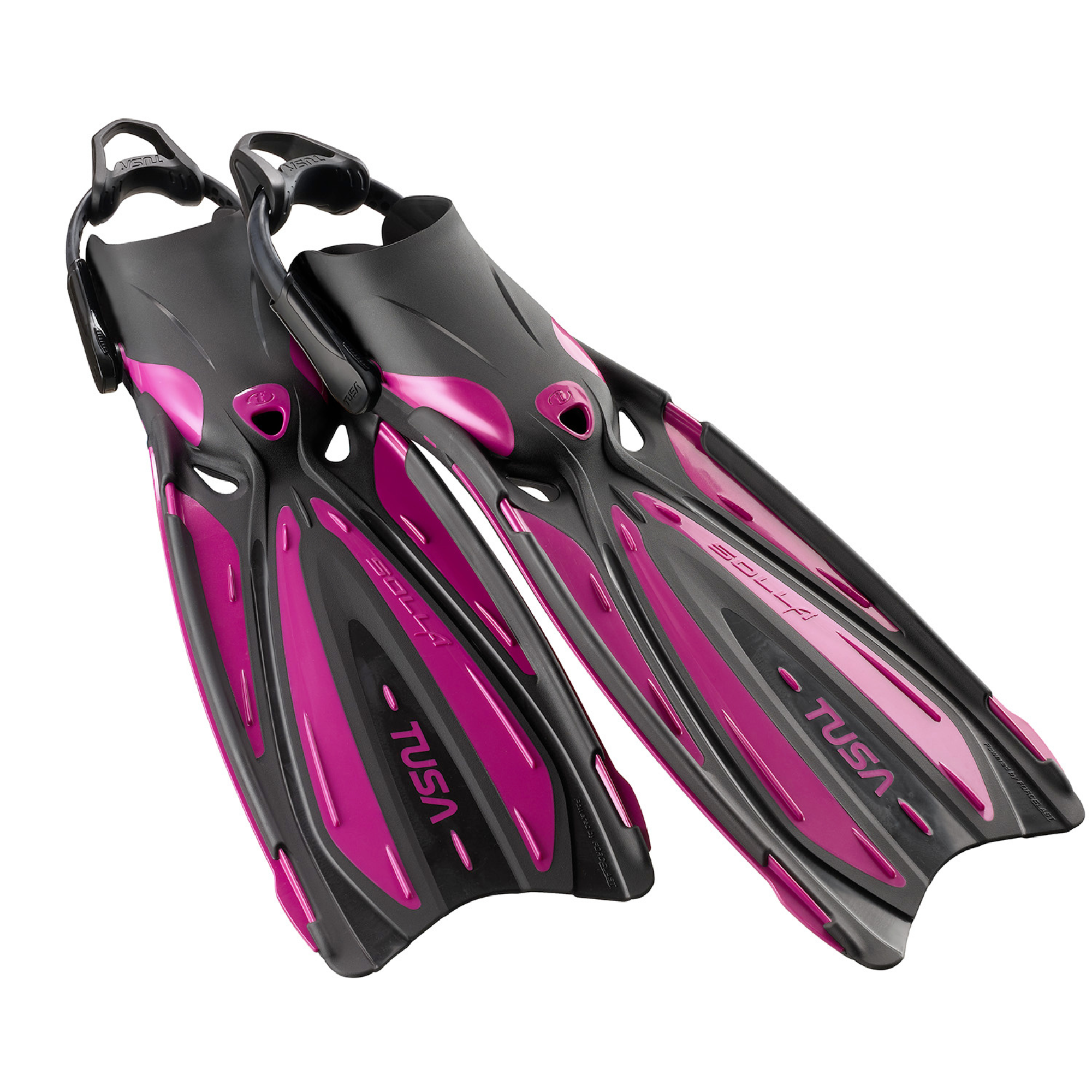 TUSA Solla Fins with Bungee Strap - Comfortable Adjustable Snorkeling Fins for Men & Women - Perfect for Scuba Diving, Swimming and Beach Vacations