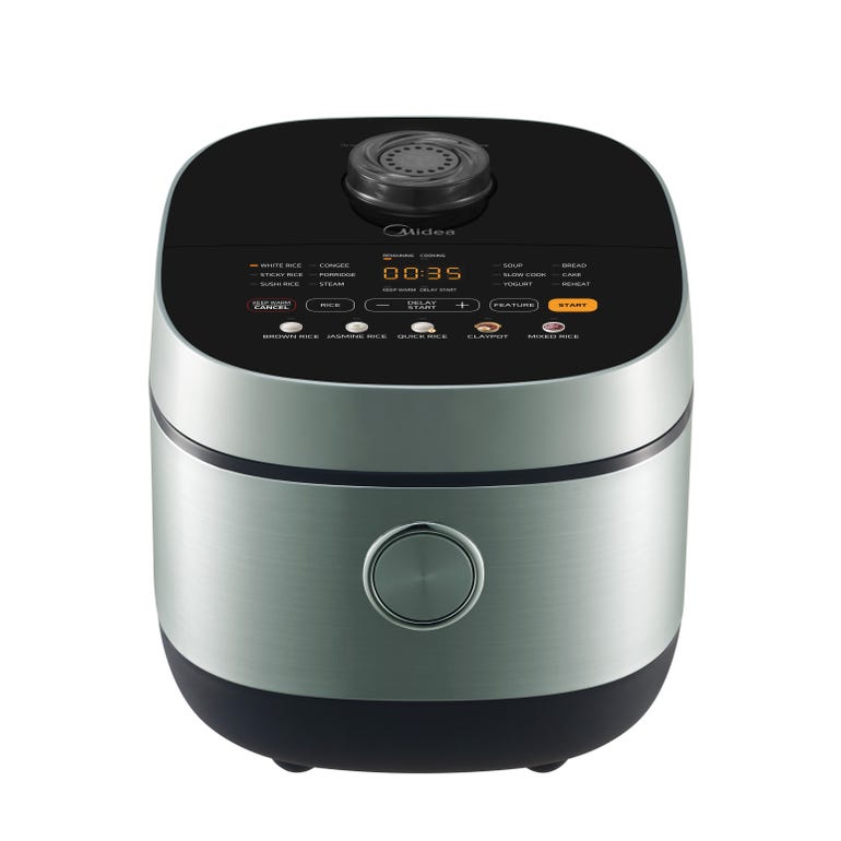 MRD180T2ADS 1.8L Digital Rice Cooker - Smart Multi-Function Electric Rice Steamer with Non-Stick Inner Pot - Perfect for Cooking Rice, Steaming Vegetables & Meal Prep in Home Kitchen