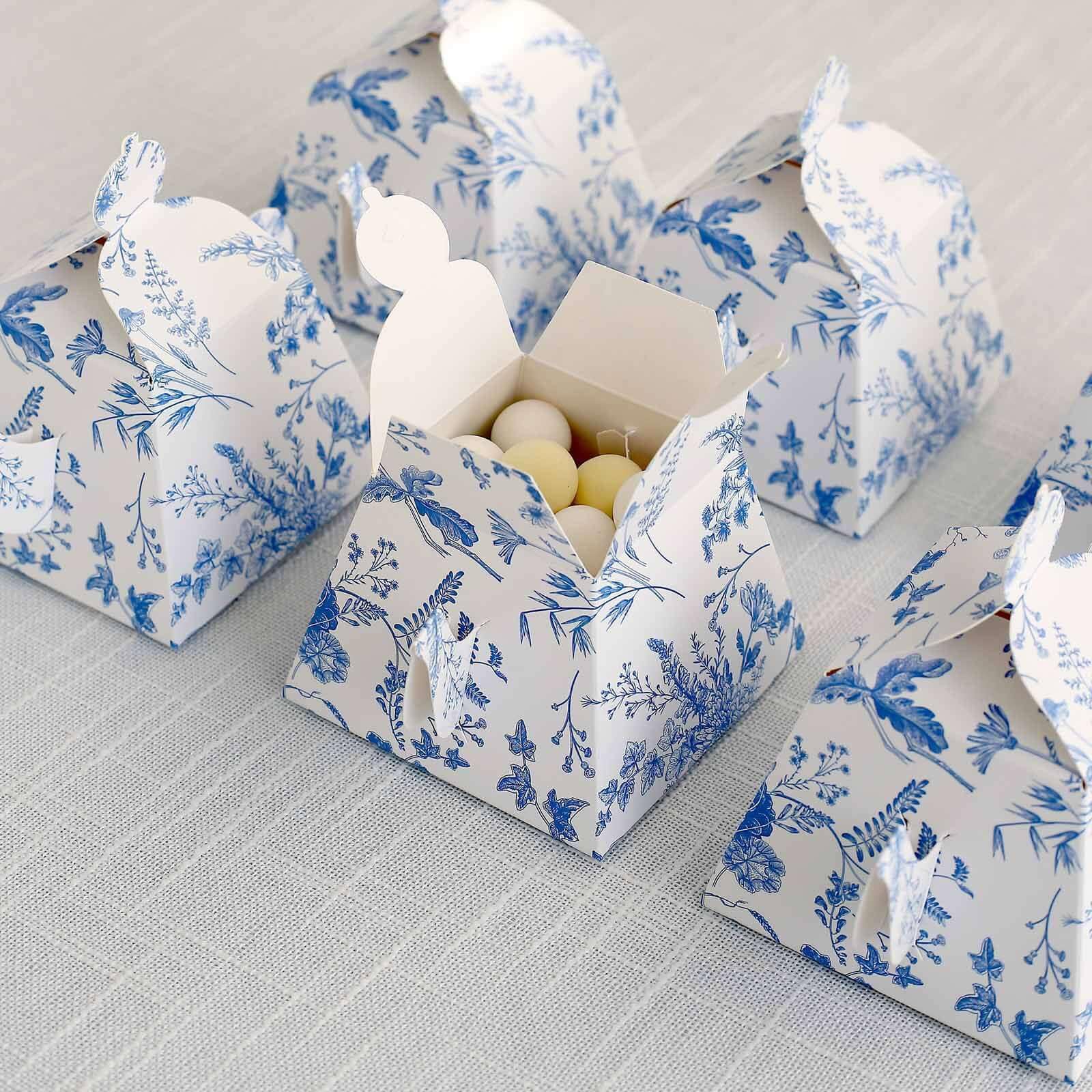 Efavormart 25 Pack Mini Teapot Gift Boxes - Floral Print for Tea Party Favors