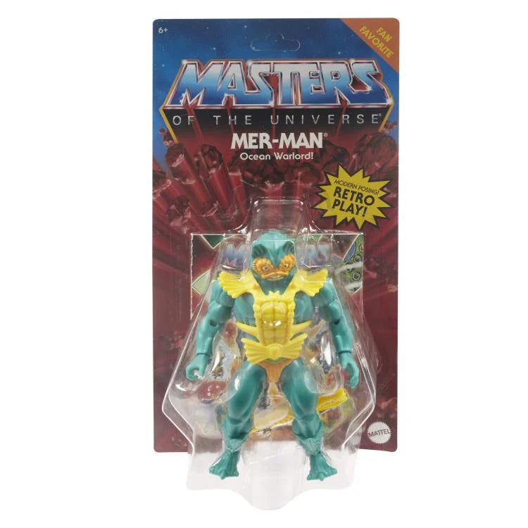 Masters of the Universe Origins Mer-Man Action Figure - Collectible He-Man Villain Toy for Fans & Collectors | Perfect for Display, Play, and Nostalgic Gift Giving