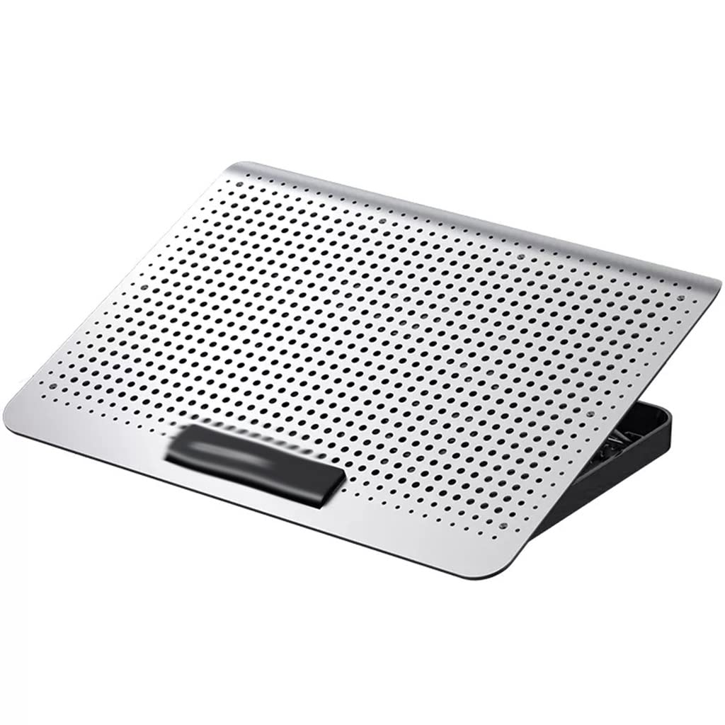 Silent USB Laptop Cooling Pad with Adjustable Height & Rechargeable Fan - 350x255x26mm Laptop Cooler for Gaming & Office Use (Color A) - Perfect for Long Work Sessions & Intensive Gaming