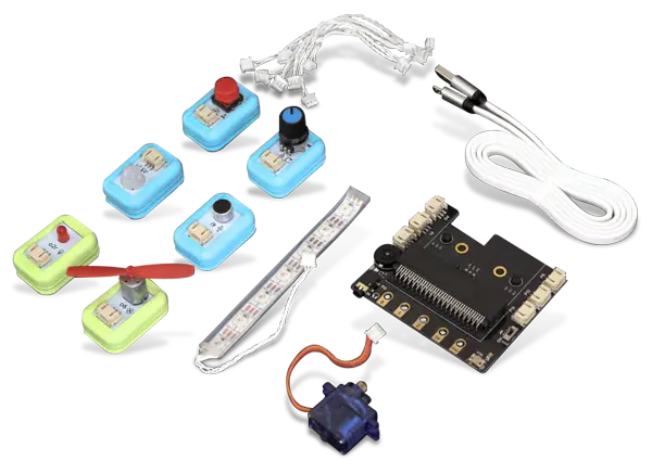 BOSON Starter Kit for micro:bit - Learn Coding & Electronics | STEM Education Kit for Kids & Beginners | Perfect for School Projects & Home Learning