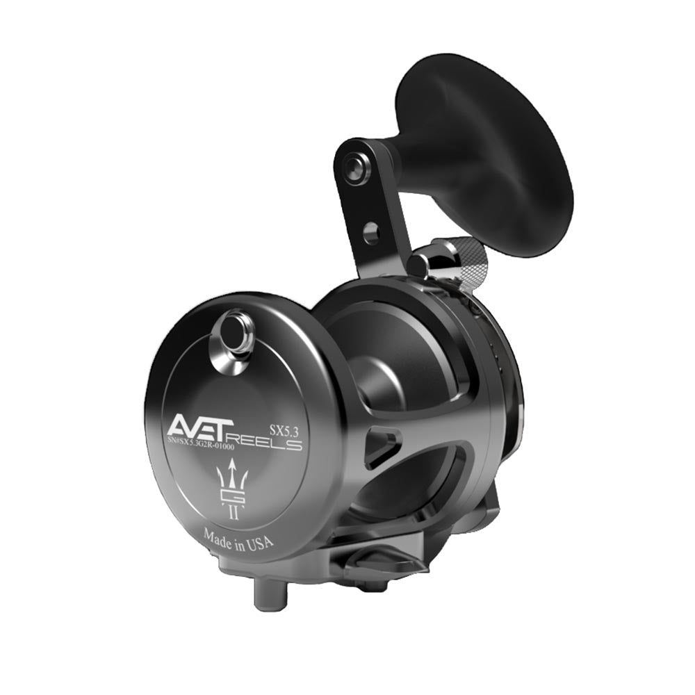 Avet SX G2 5.3 Single Speed Fishing Reel - Saltwater & Freshwater Spinning Reel for Surf Casting, Boat Fishing & Offshore Angling