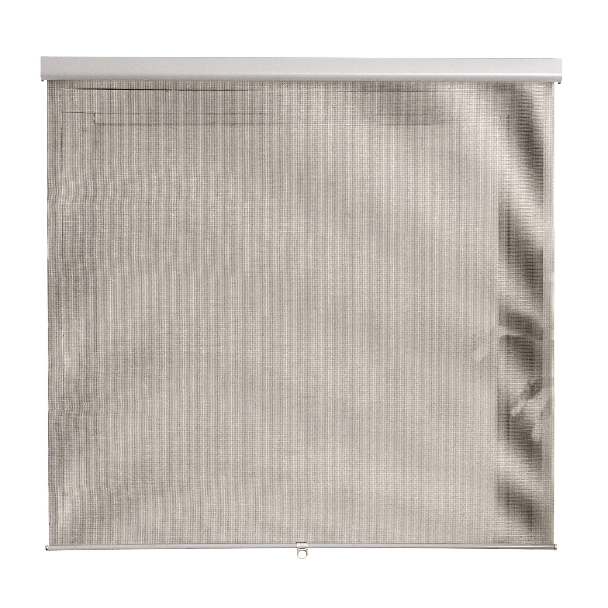 Brielle Home Open Weave Cordless Roller Shade - Light Filtering Window Treatment for Living Room, Bedroom & Office | Modern Home Decor
