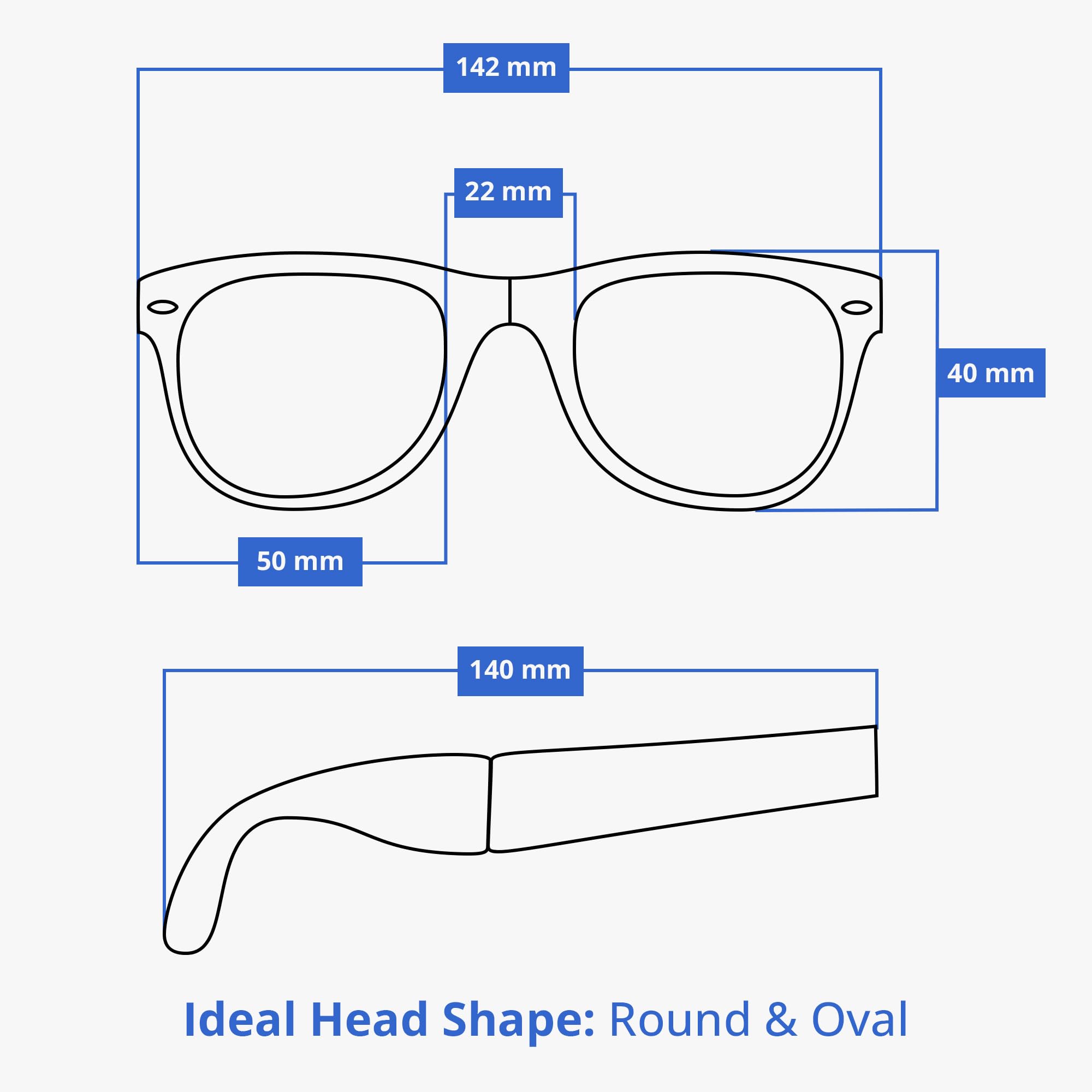 Polarized Folding Sunglasses for Men & Women - UV400, UVA/UVB Protection - Classic Style with Leather Case - Perfect for Travel, Driving & Outdoor Activities