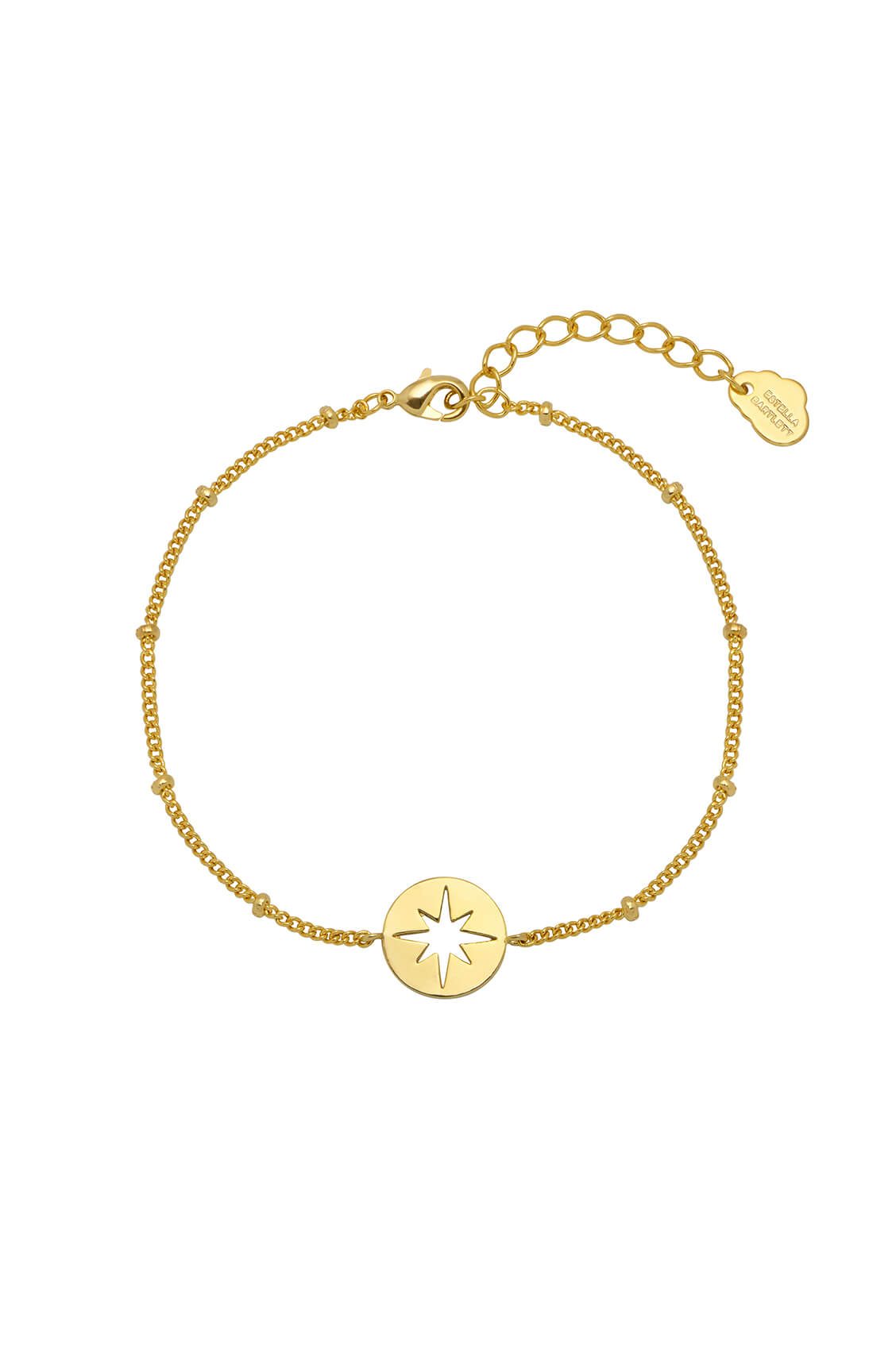 Starburst Disc Beaded Chain Bracelet for Women - Trendy Boho Chic Jewelry Gift for Party, Wedding & Everyday Wear