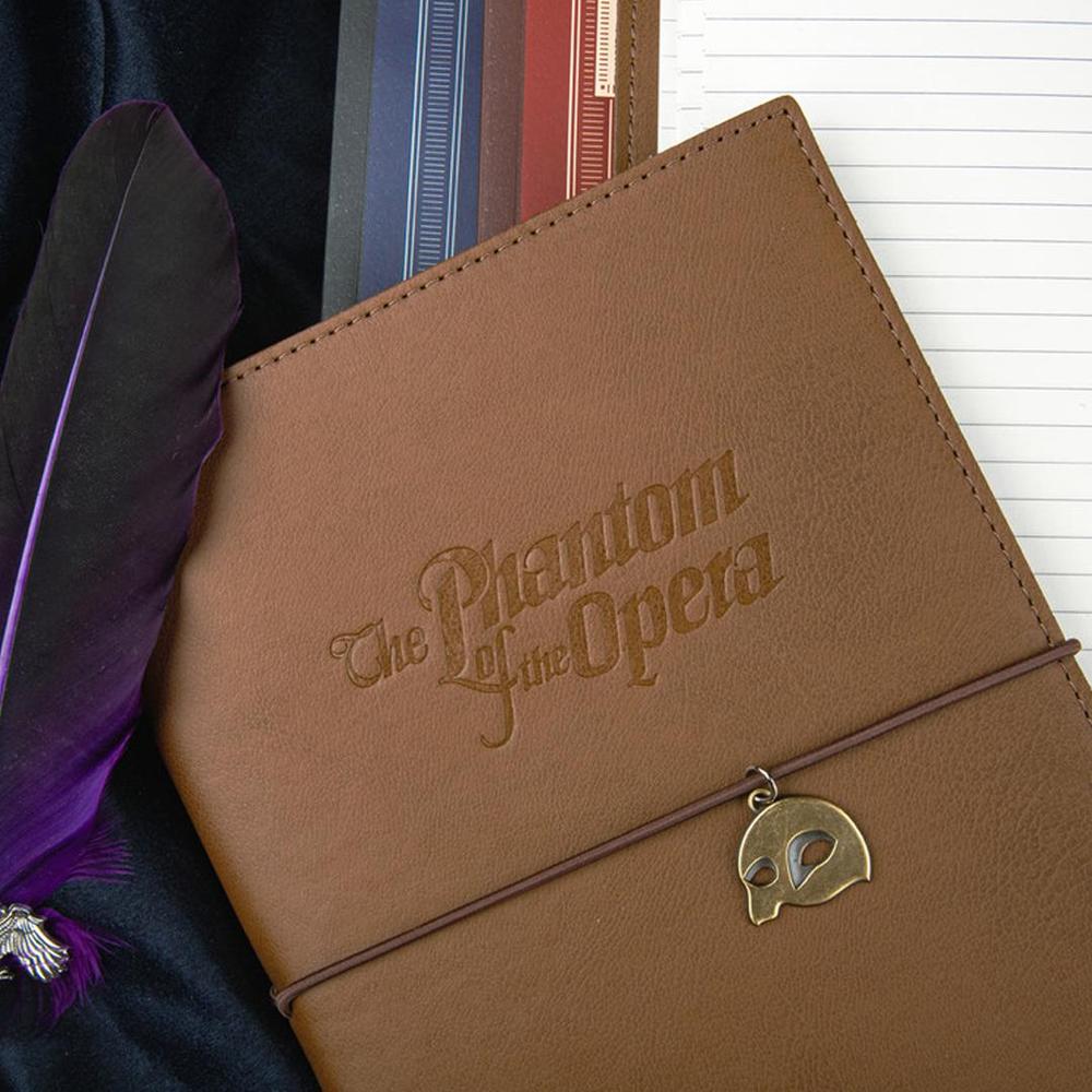 Wearingeul Notebook - The Phantom of the Opera Nobile Journal | Premium Leather Writing Notebook for Journaling, Note Taking & Gift Giving | Perfect for Book Lovers, Writers & Students